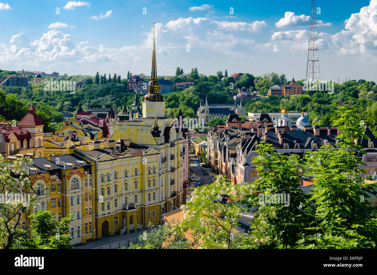 L'Ukraine, Kiev, paysage urbain aux beaux jours Banque D'Images