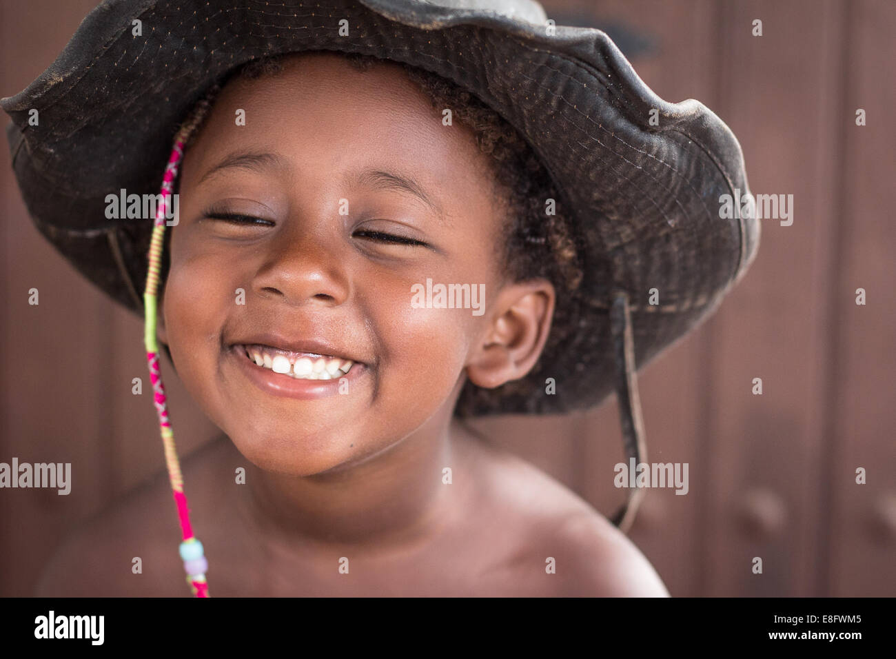 Portrait of Girl smiling Banque D'Images