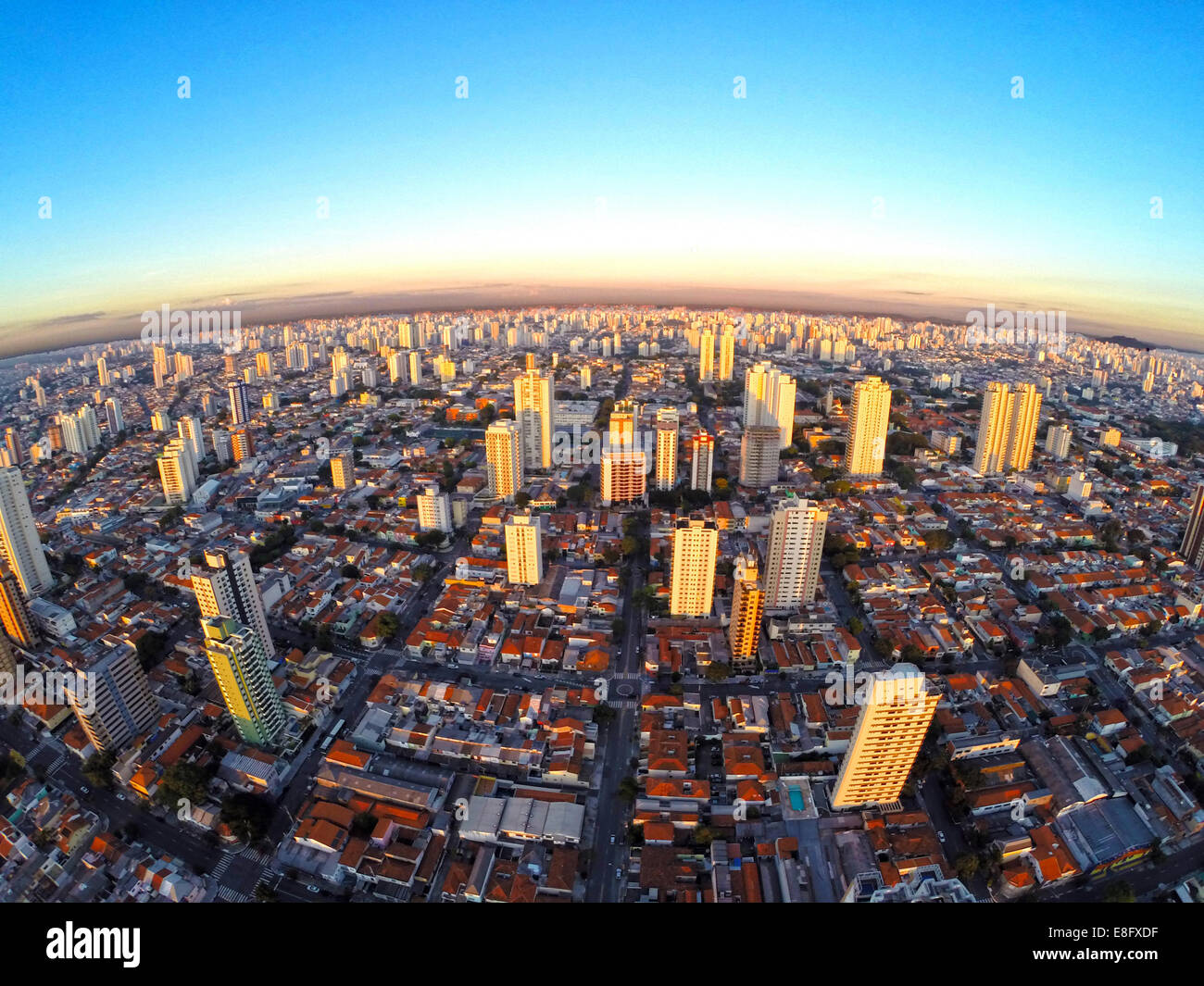 Brésil, paysage urbain du côté sud de Sao Paulo city Banque D'Images