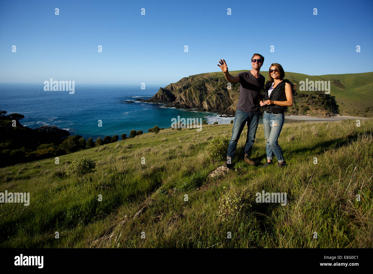 Kangaroo Island Kangaroo Beach & Lodges Banque D'Images