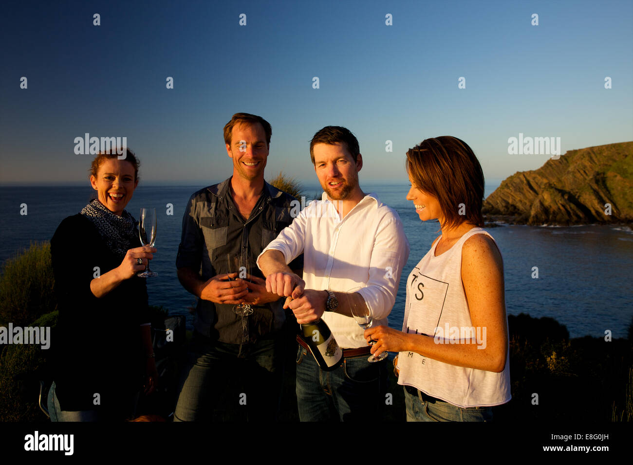 Kangaroo Island Kangaroo Beach & Lodges Banque D'Images