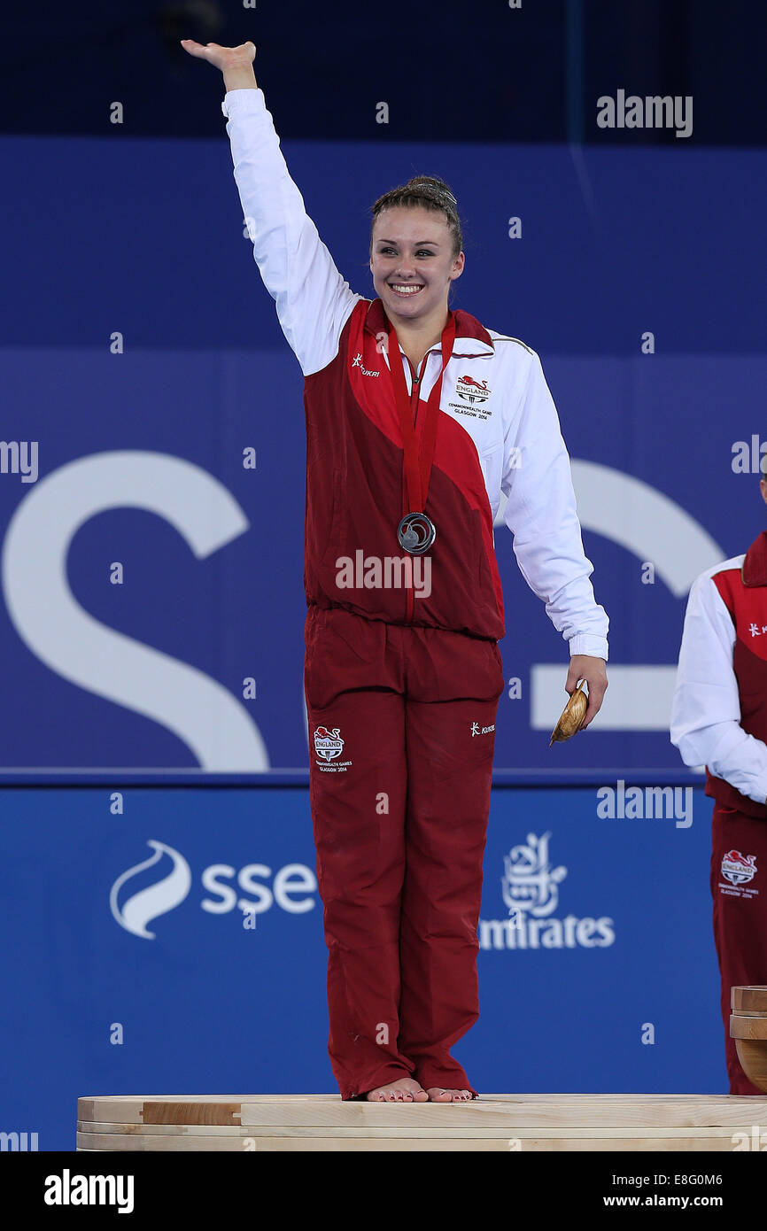 Ruby Harrold (ENG) Médaille d'argent. La gymnastique artistique- Women's All Round Final - l'ESS Hydro - Glasgow - Royaume-Uni - 30/07/2014 - Comm Banque D'Images