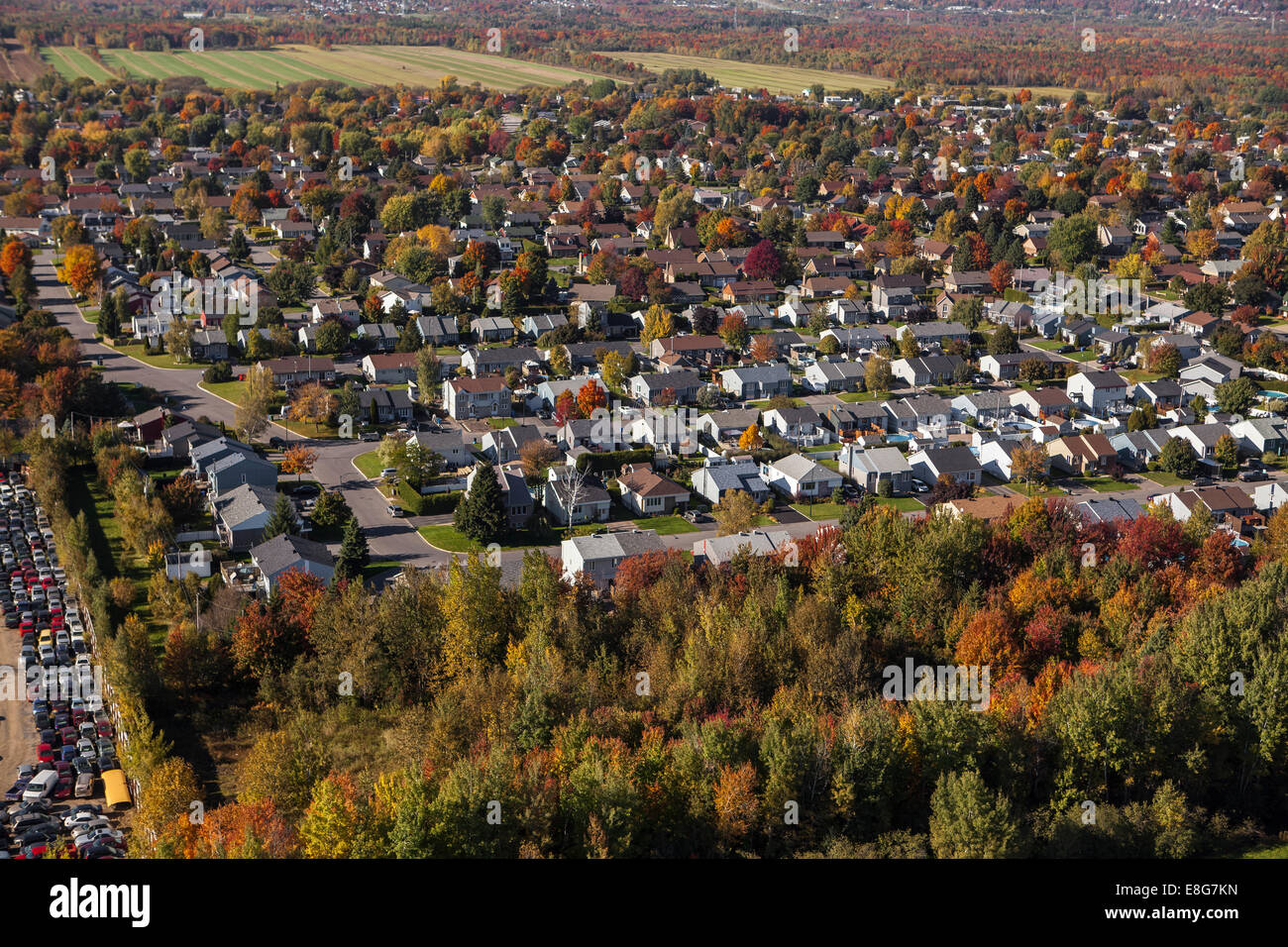 Banlieue de Québec de l'AncienneLorette est représenté dans la ville