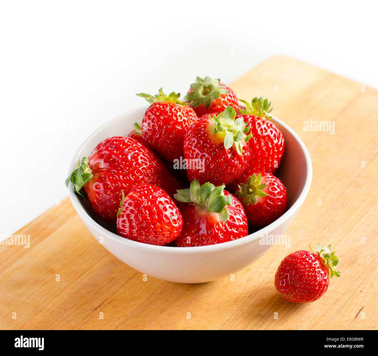 De belles fraises fraîches Banque D'Images