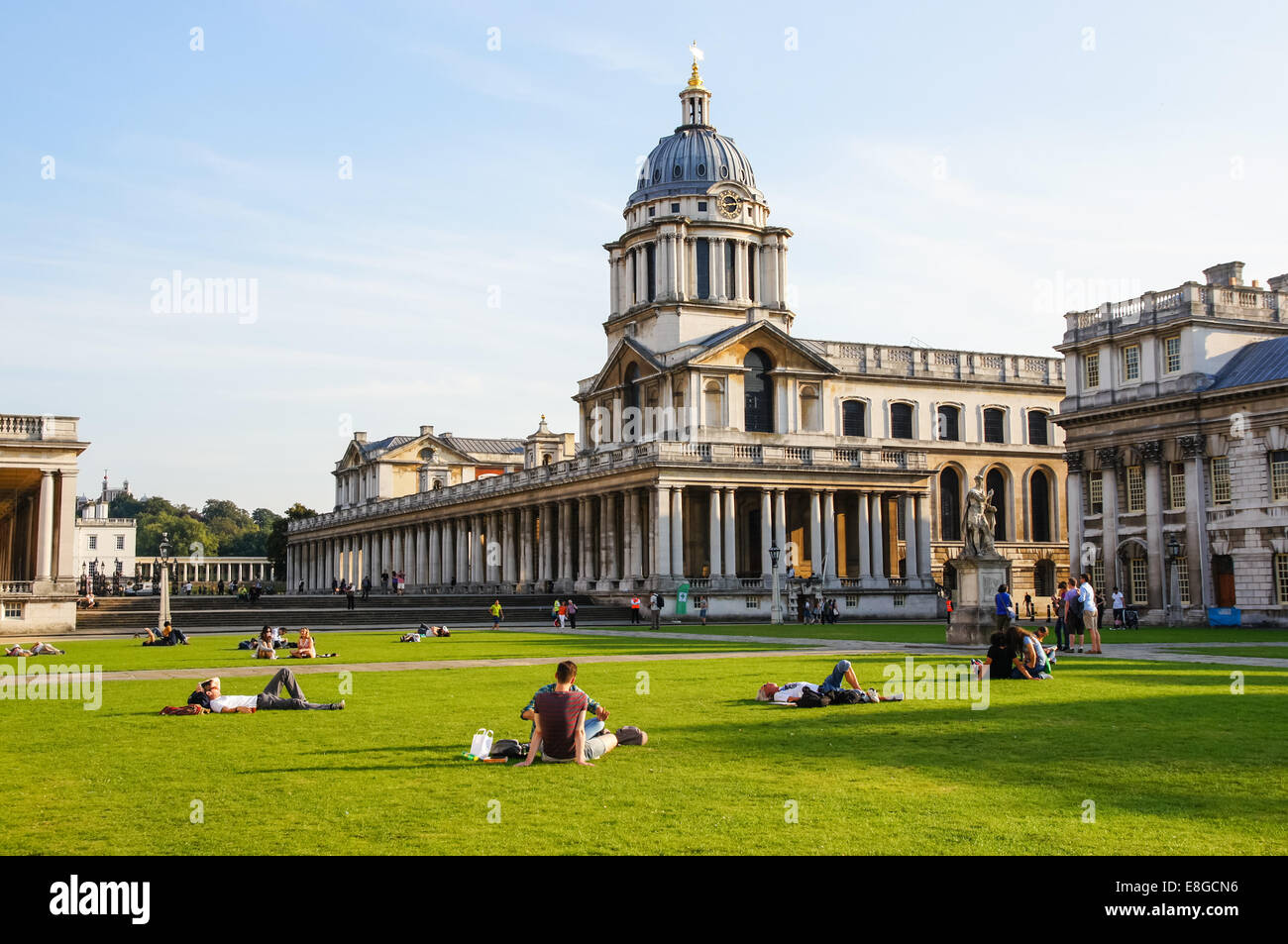 Université de Greenwich, Old Royal Naval College, Londres Angleterre Royaume-Uni UK Banque D'Images