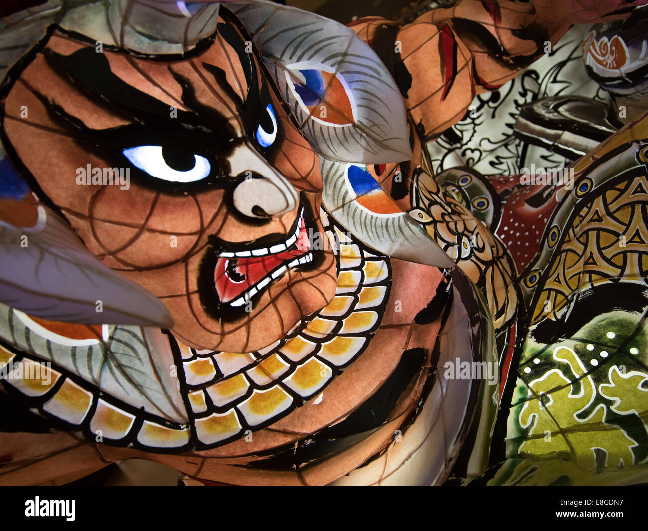 Nebuta d'Aomori Fetival flotter à afficher dans Roppongi Tokyo Banque D'Images