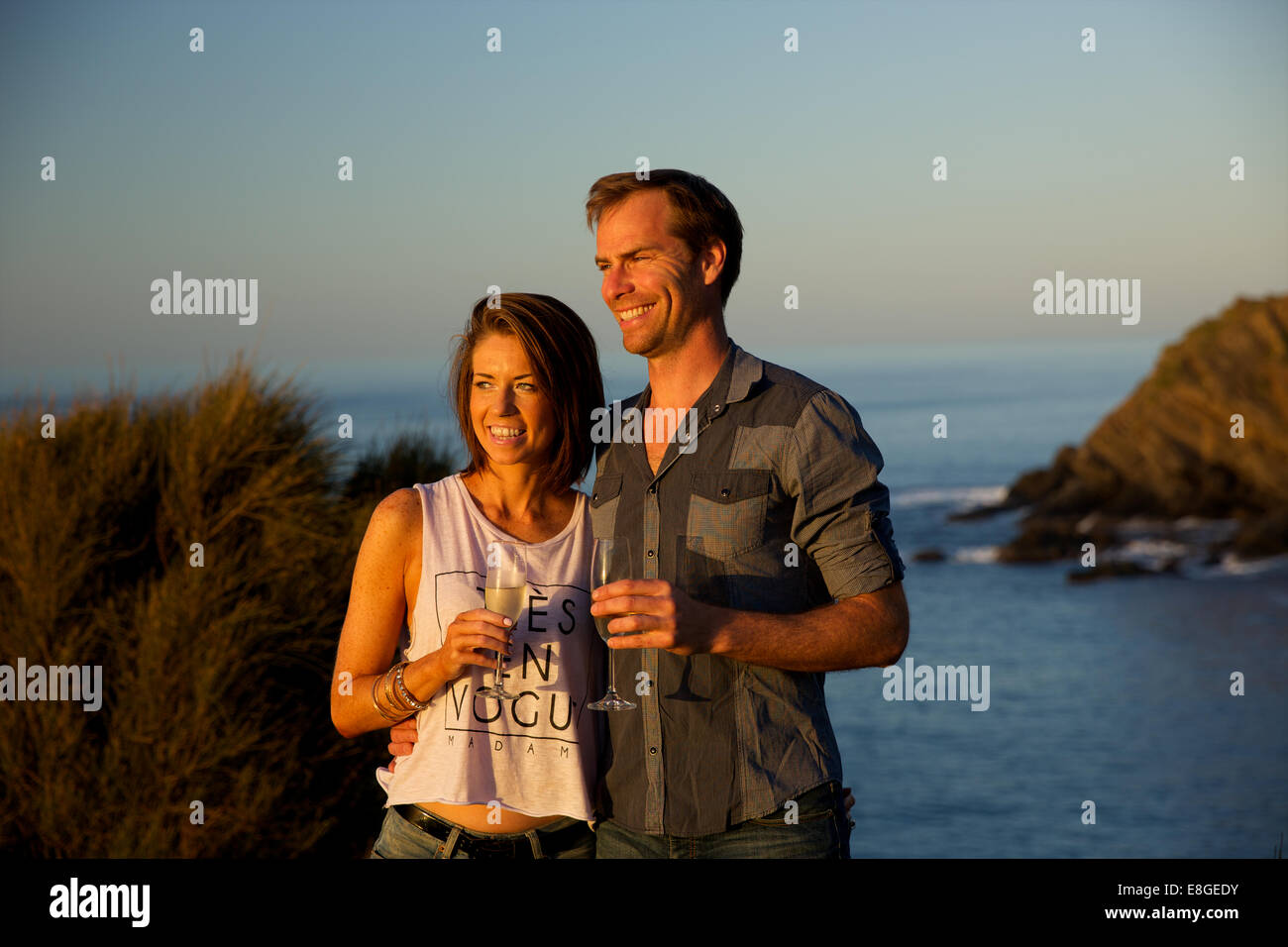 Kangaroo Island Kangaroo Beach & Lodges Banque D'Images