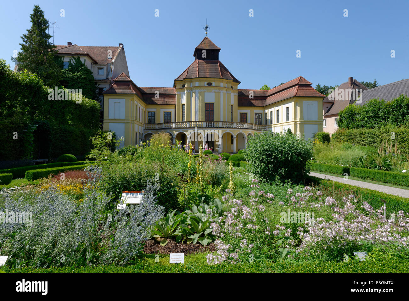 Musée d'histoire médicale allemande, du musée jardins, Ingolstadt, Bavière, Allemagne Banque D'Images