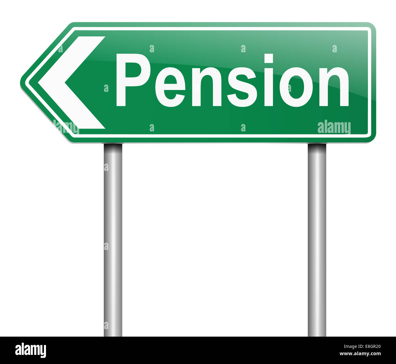Concept de pension. Banque D'Images