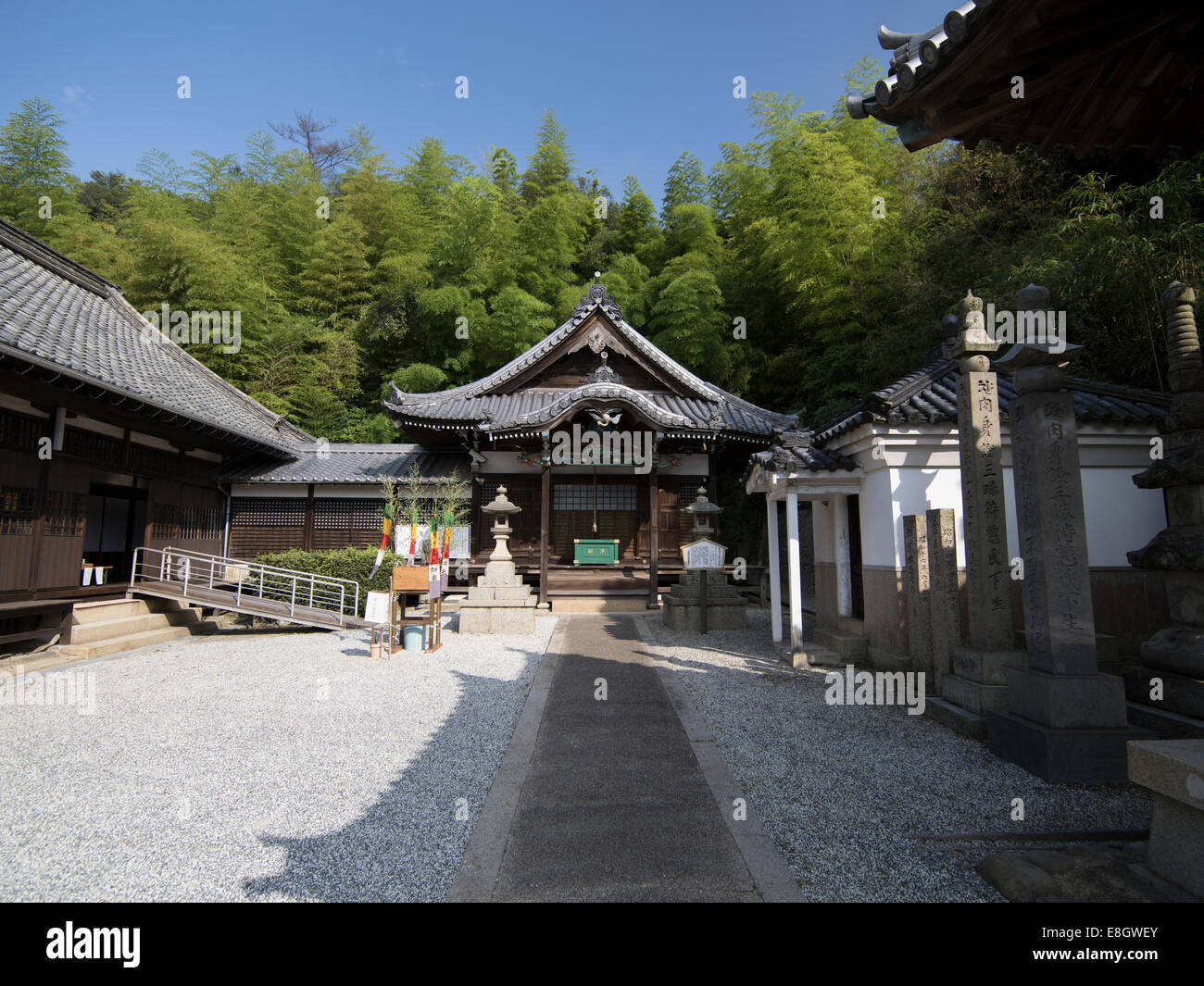 Temple Gokuraku, Naoshima, Japon Banque D'Images