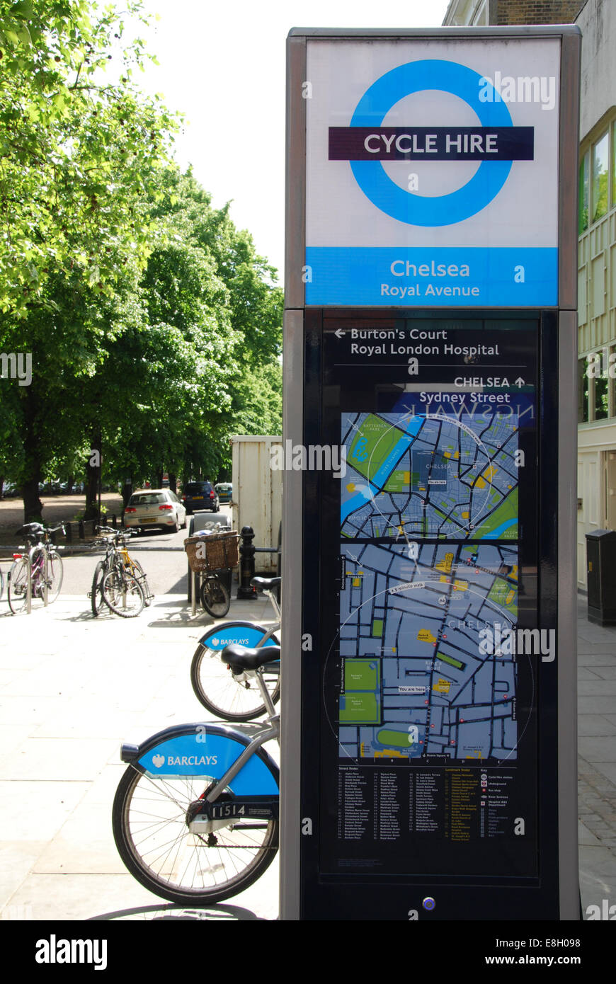 Barclays location scheme in London's Chelsea Banque D'Images