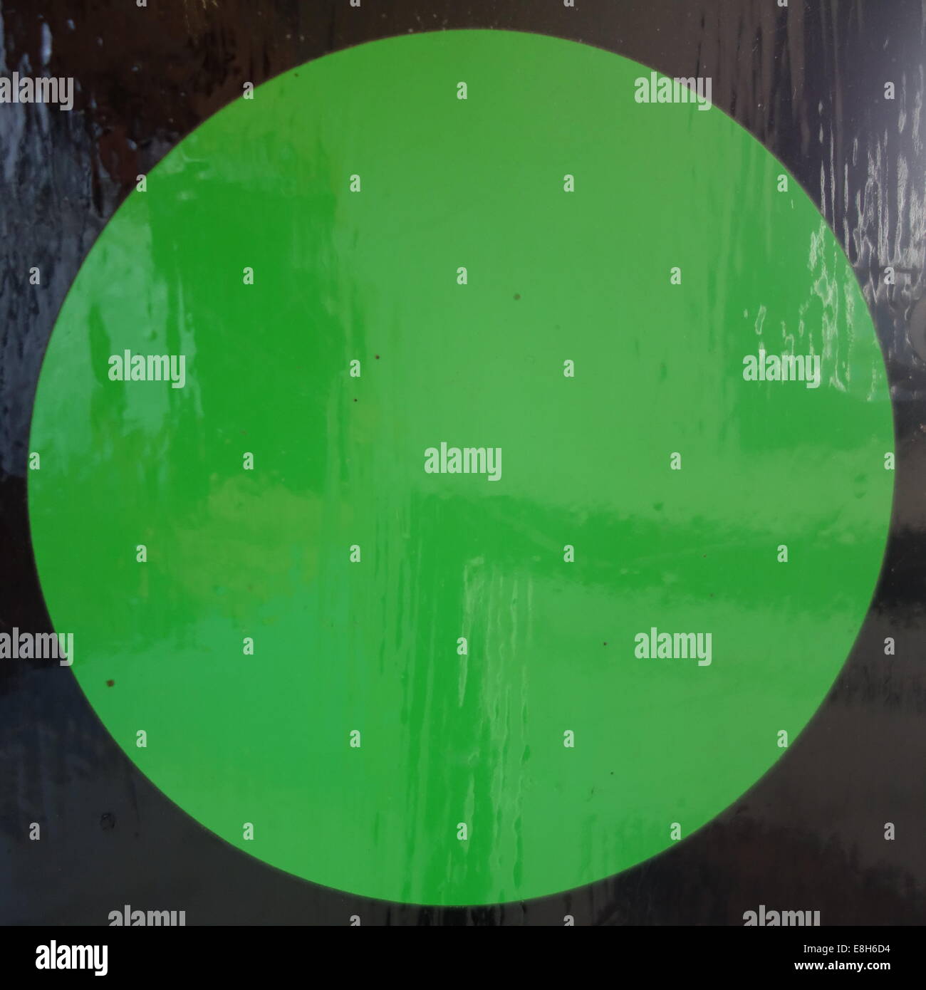 Cercle vert Banque D'Images