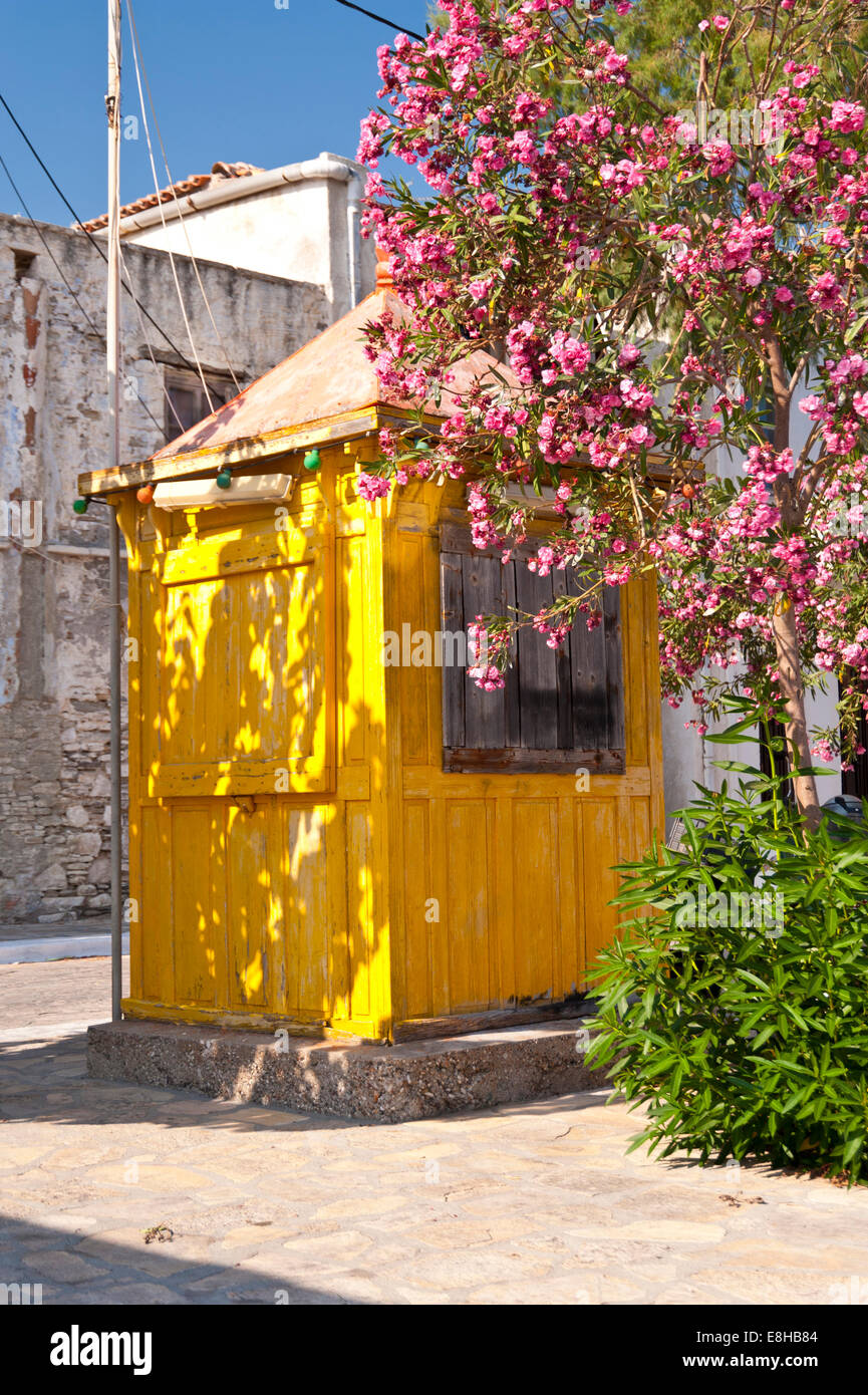 Kiosque sur Samos Banque D'Images
