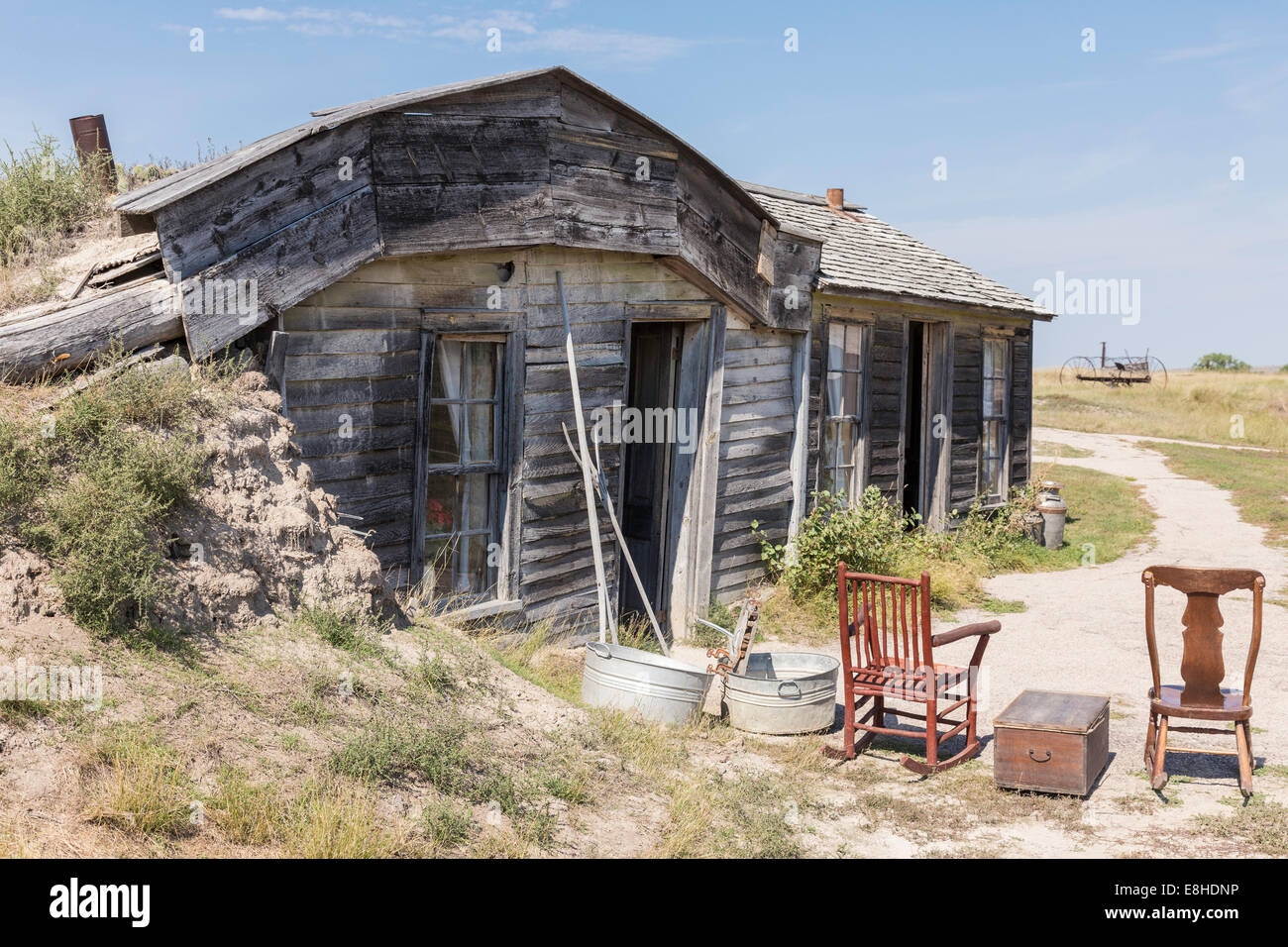 Prairie Homestead Site historique de Philip, South Dakota, USA Banque D'Images