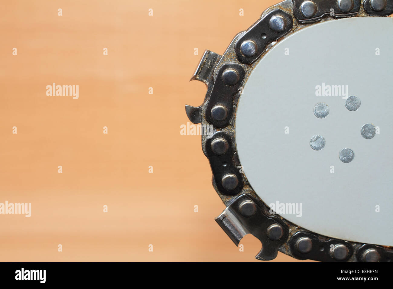 Scie à chaîne Banque D'Images