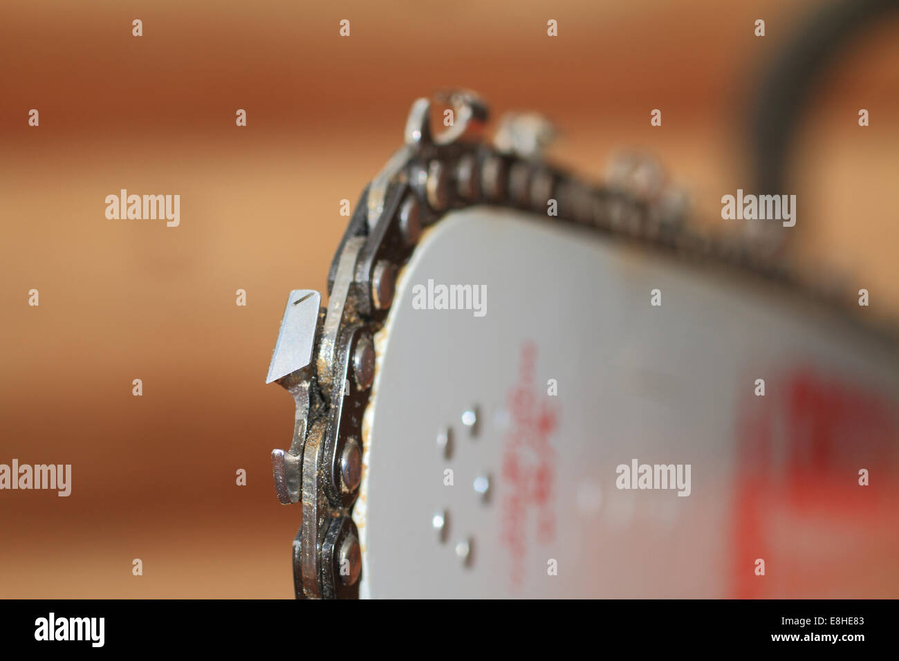 Scie à chaîne Banque D'Images