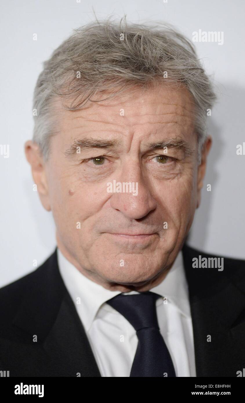 New York, NY, USA. Oct 7, 2014. Robert De Niro aux arrivées aux Frères, 2015 Gala de la Fondation de la Waldorf-Astoria, à New York, NY, 7 octobre 2014. Credit : Kristin Callahan/Everett Collection/Alamy Live News Banque D'Images