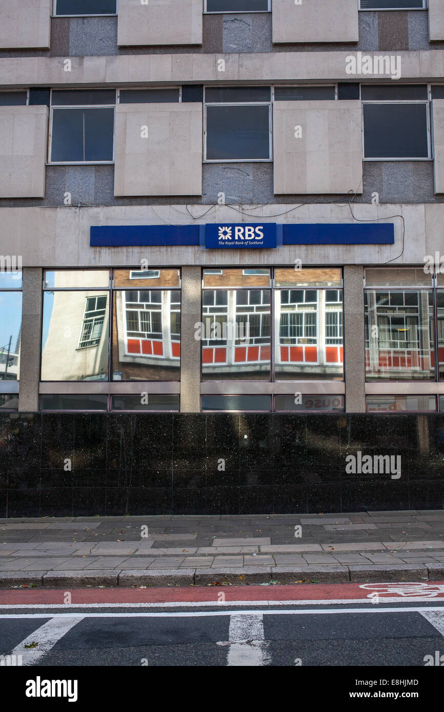 Une succursale de RBS Royal Bank of Scotland à Sheffield South Yorkshire, UK Banque D'Images
