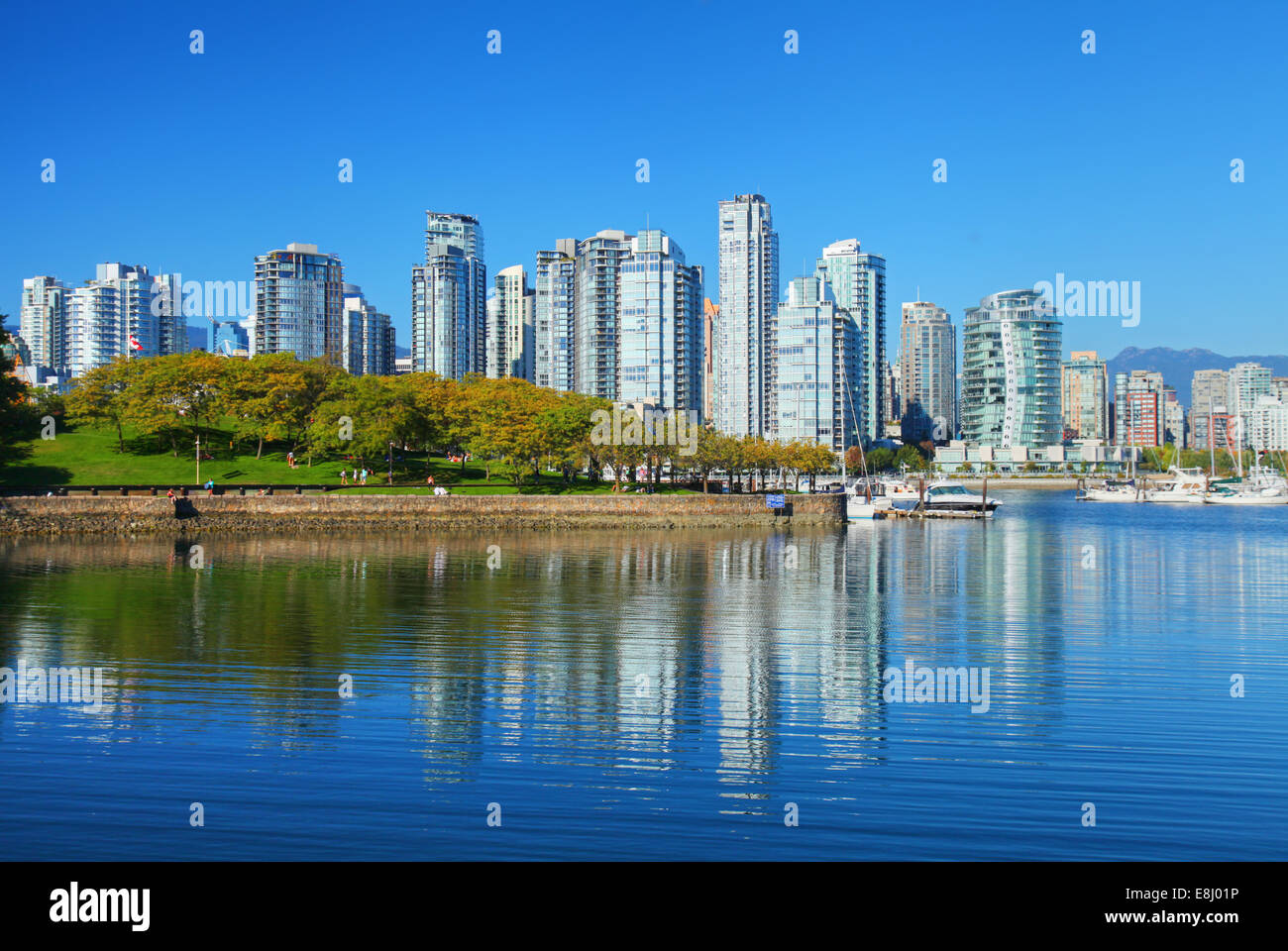 La ville de Vancouver au Canada Banque D'Images