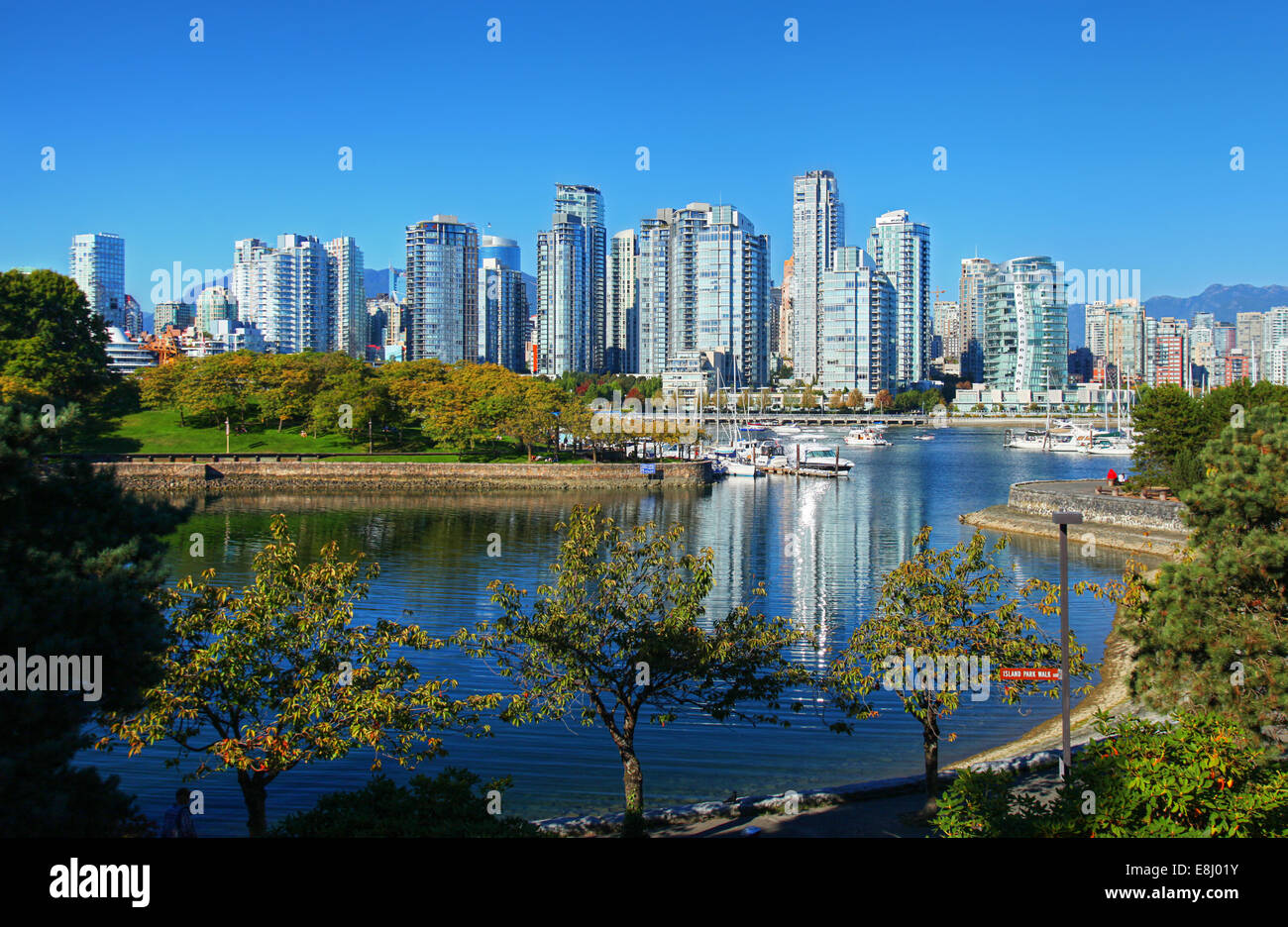 La ville de Vancouver au Canada Banque D'Images