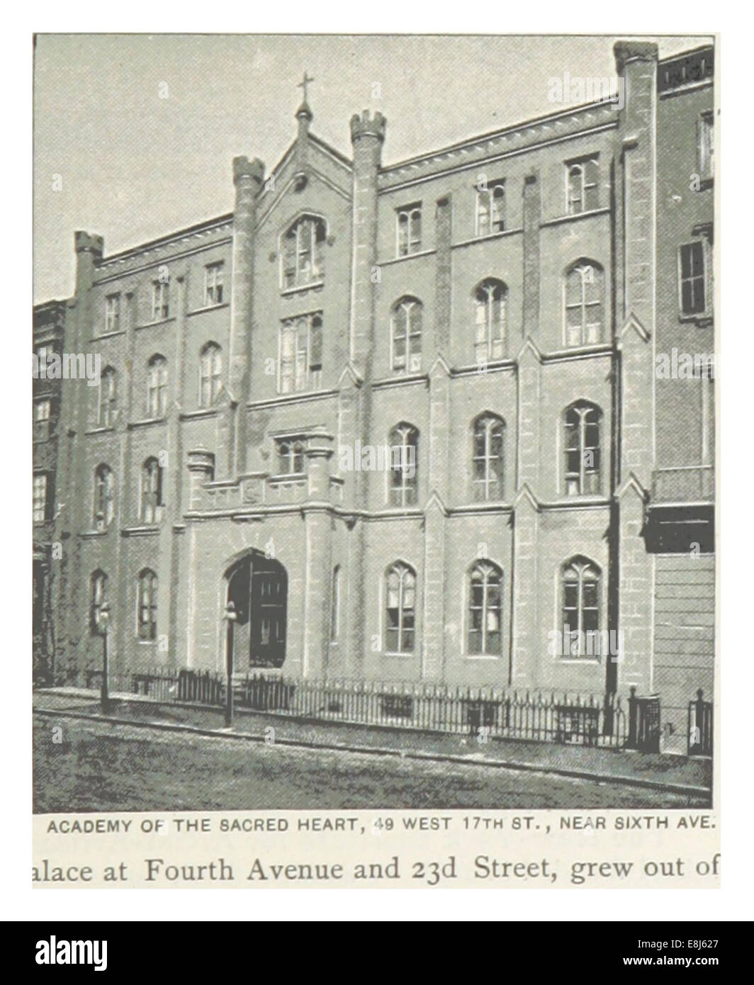 (King1893NYC) pg293 ACADEMY DU SACRÉ-CŒUR, 49 WEST 17TH STREET, près de Sixth Avenue Banque D'Images