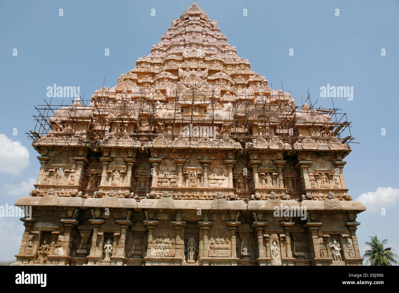 Gangaikondacholapuram temple. Banque D'Images