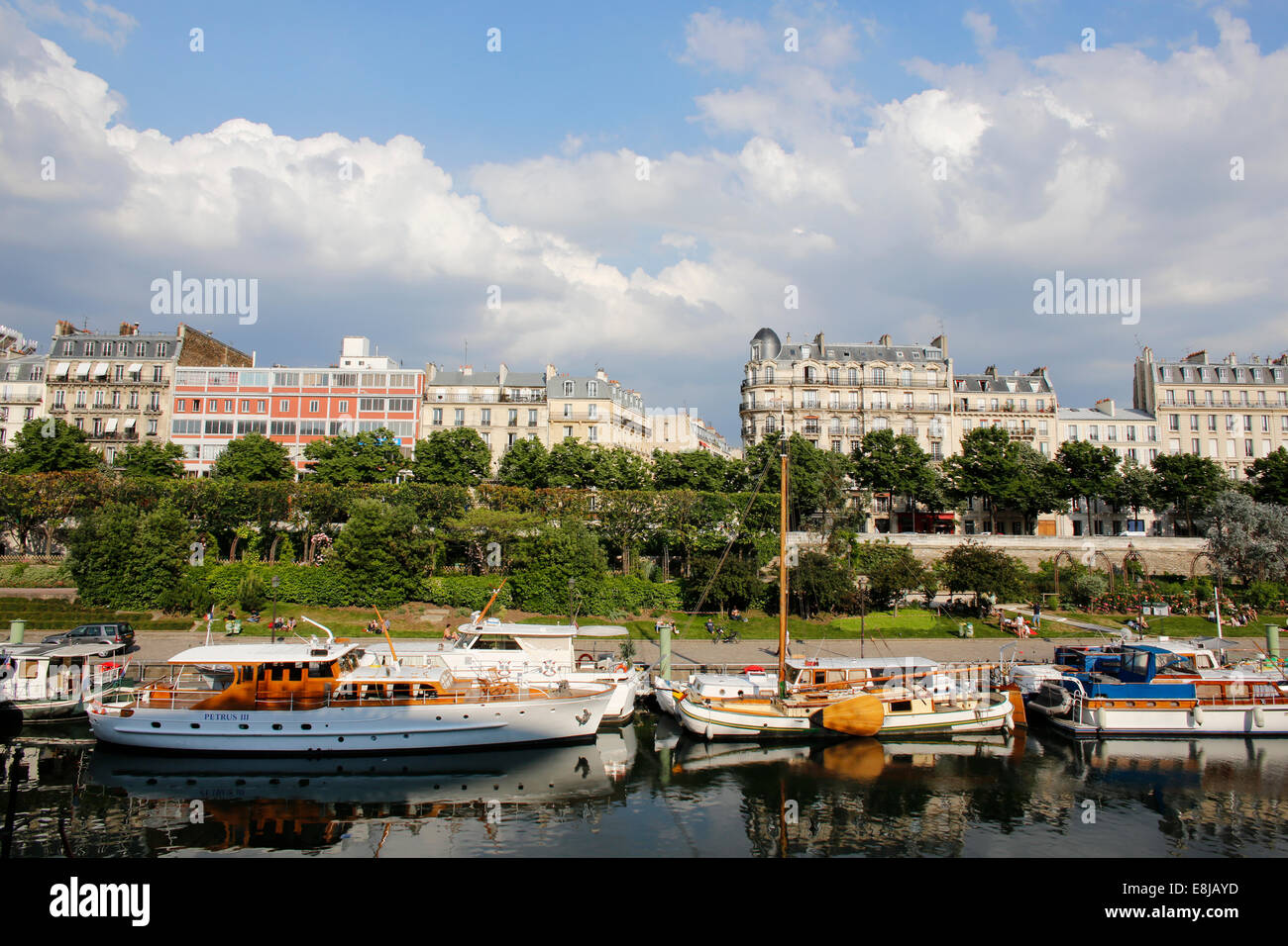 Le port de Bastille Paris Banque D'Images