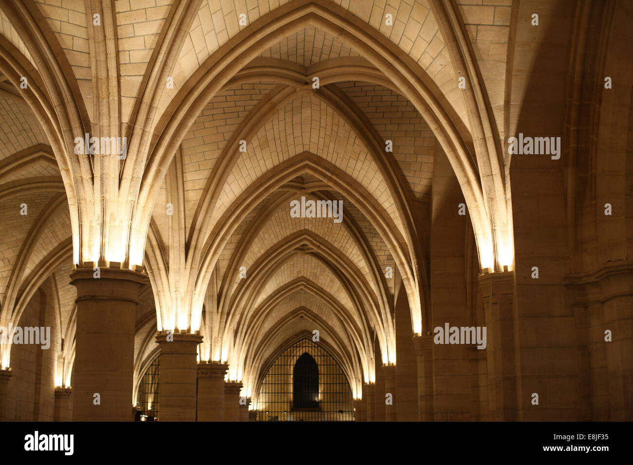 La salle des gardes. La Conciergerie. Banque D'Images