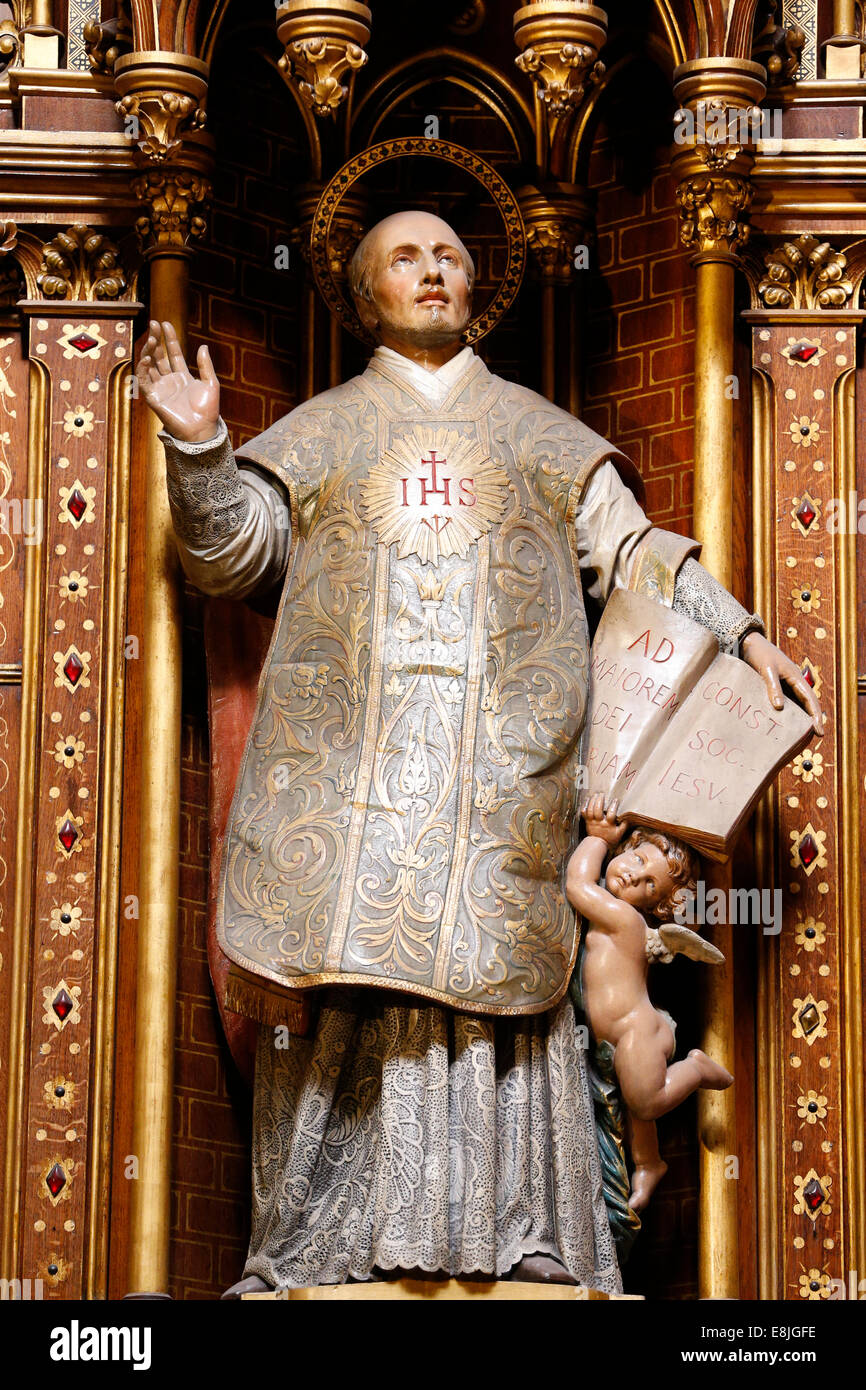 Statue de saint ignatius de loyola Banque de photographies et d’images