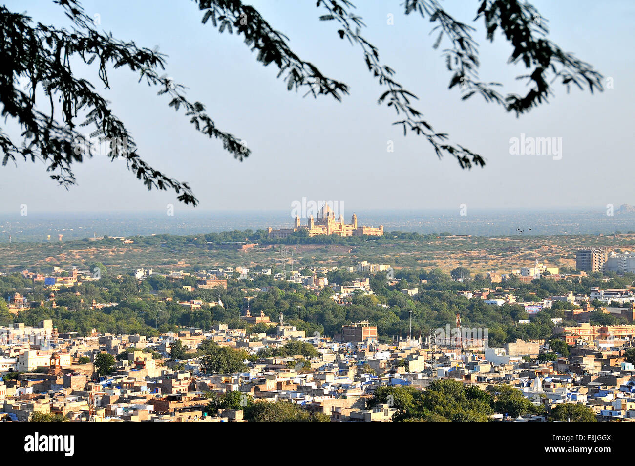 Jodhpur la ville bleue. Banque D'Images