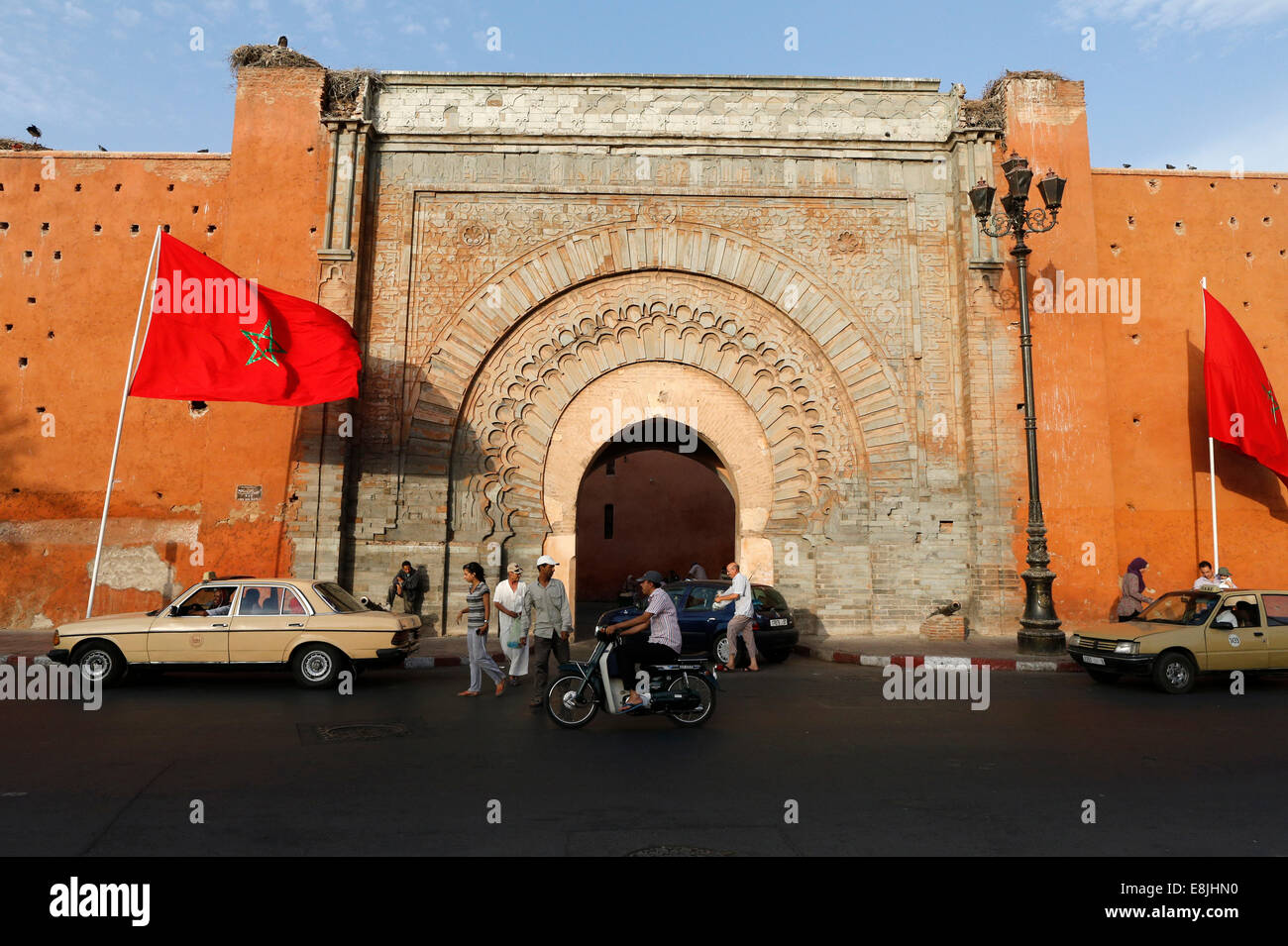La médina (vieille ville). Banque D'Images