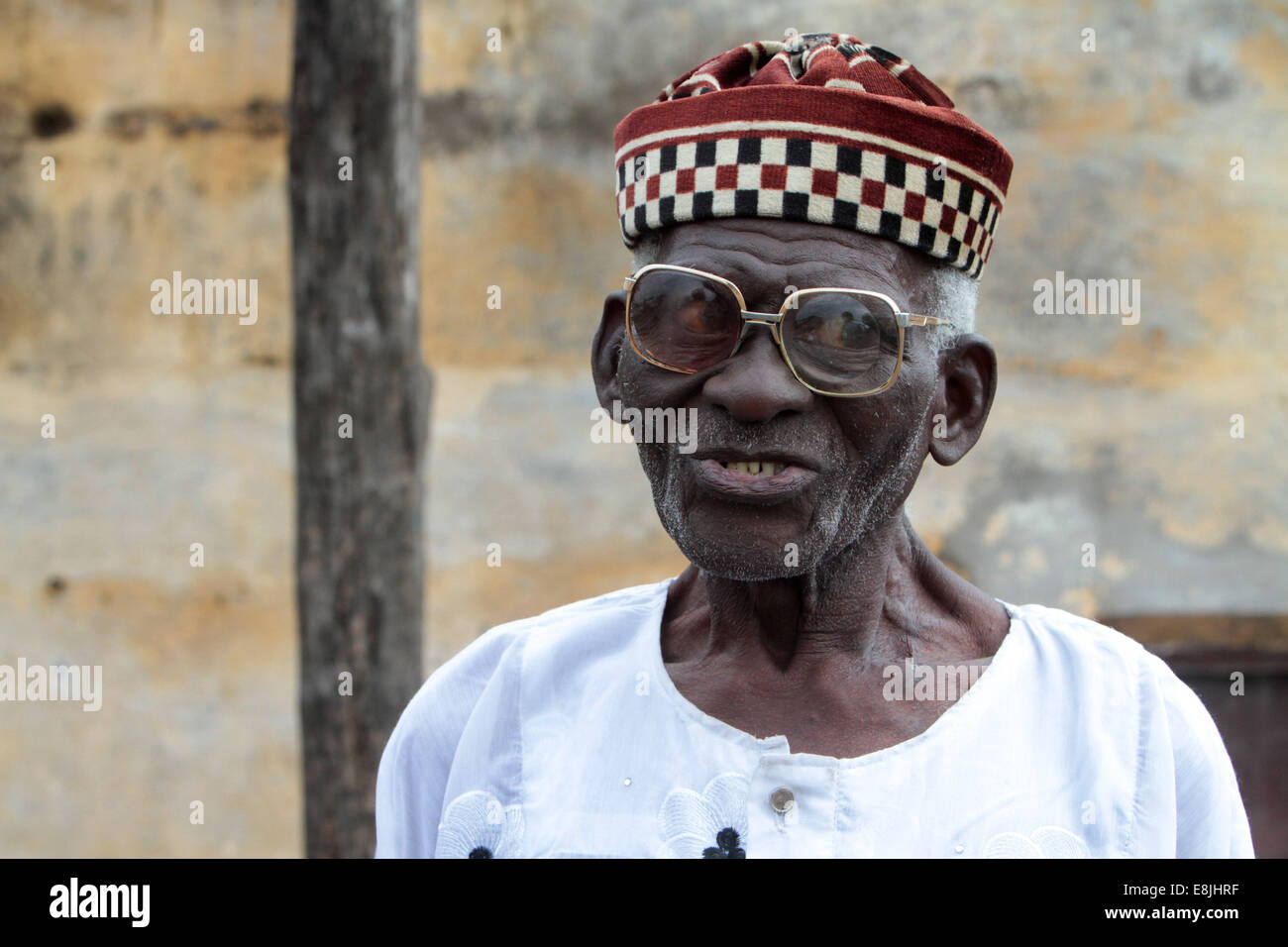 Vieille africaine. Banque D'Images