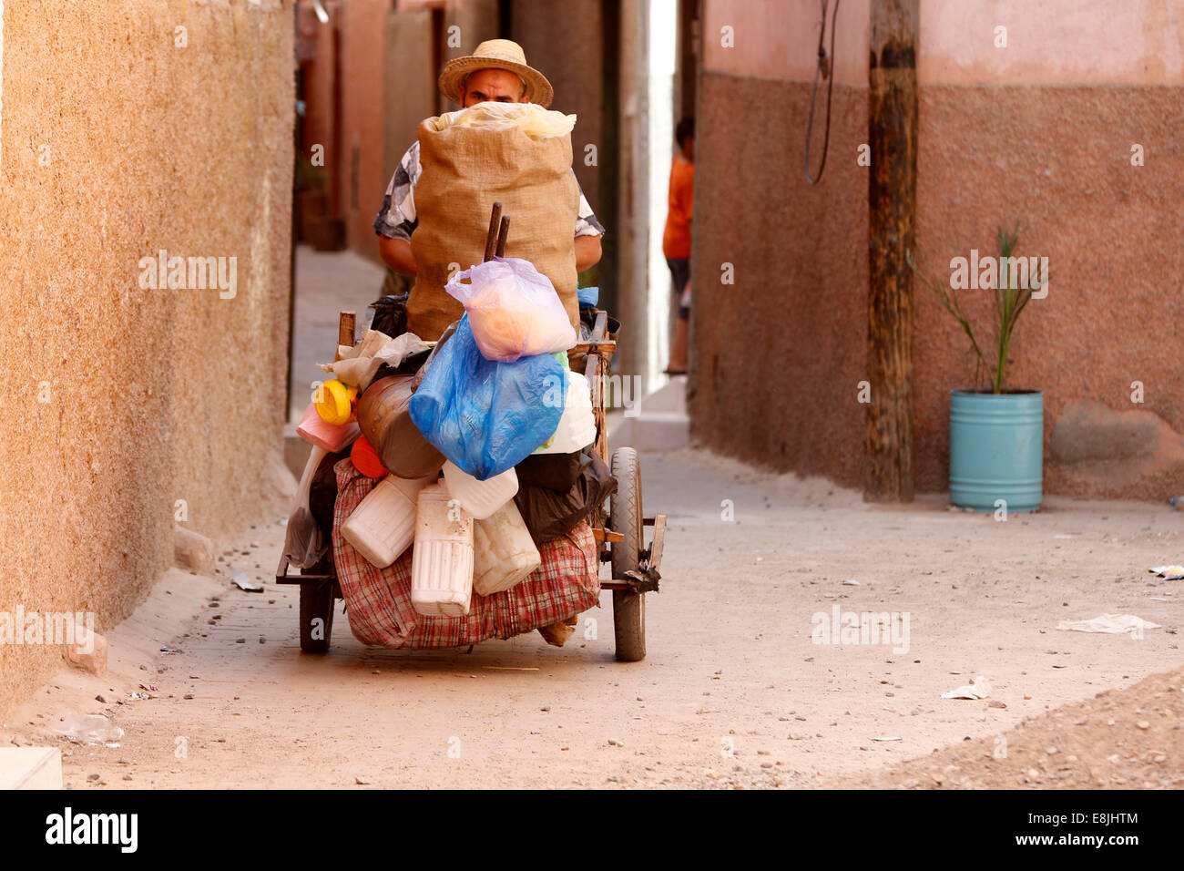 La médina (vieille ville). Banque D'Images