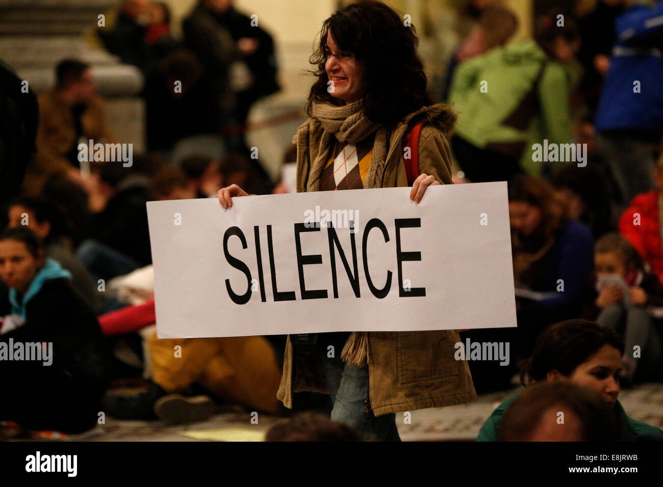 La communauté de Taizé. Banque D'Images