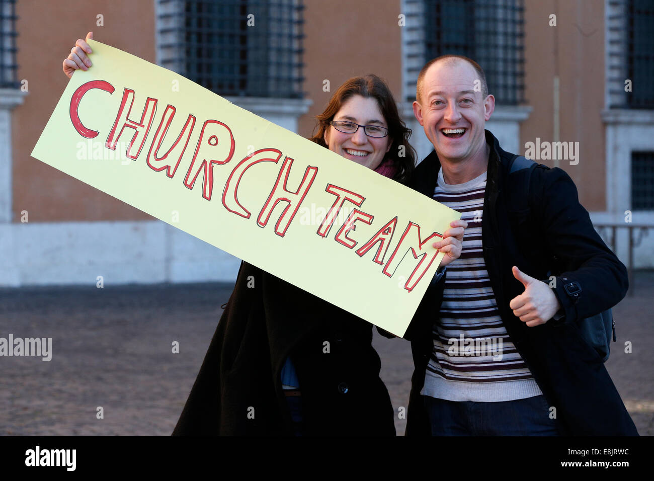 La communauté de Taizé. Banque D'Images