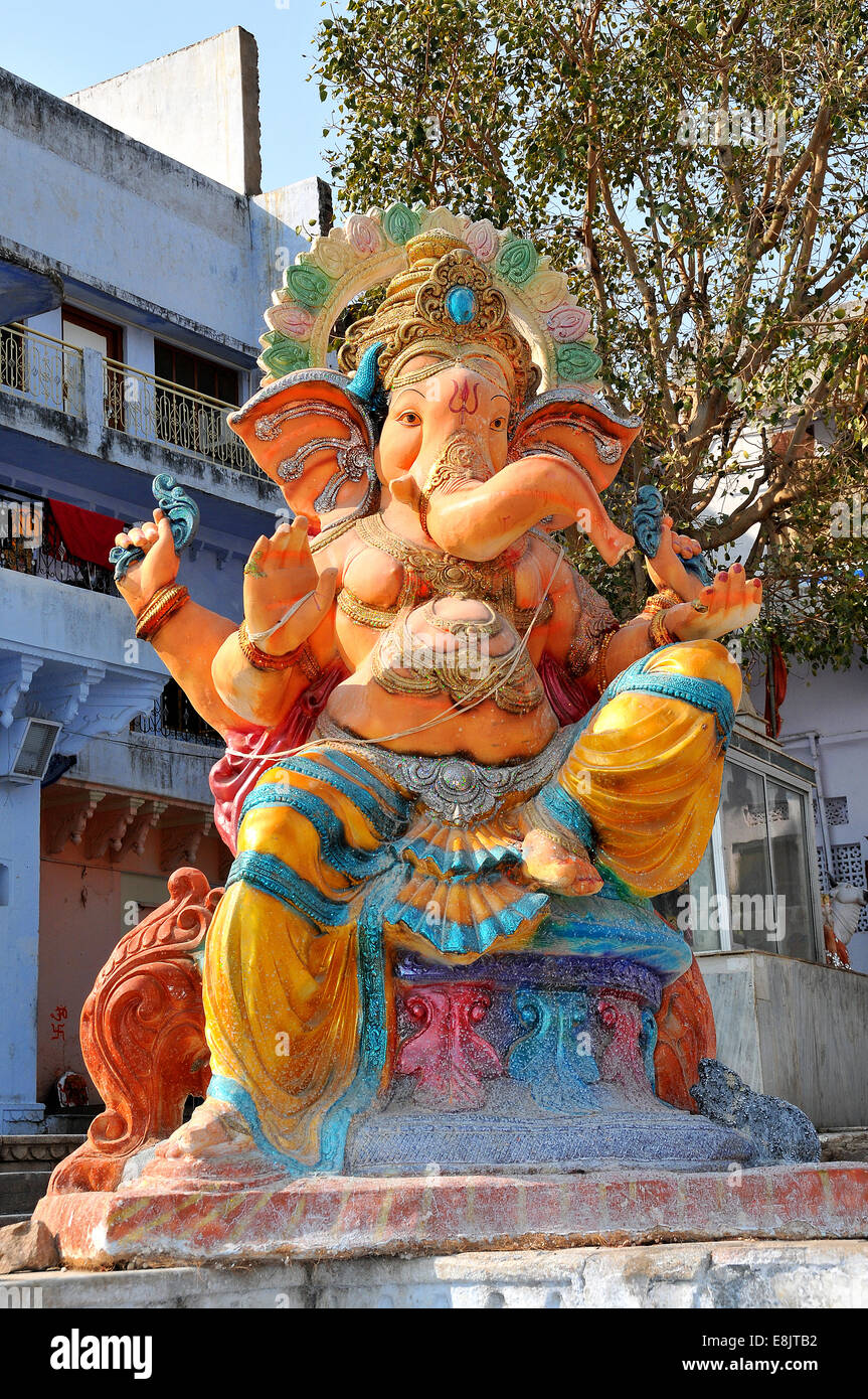 Dieu hindou Ganesh. Banque D'Images