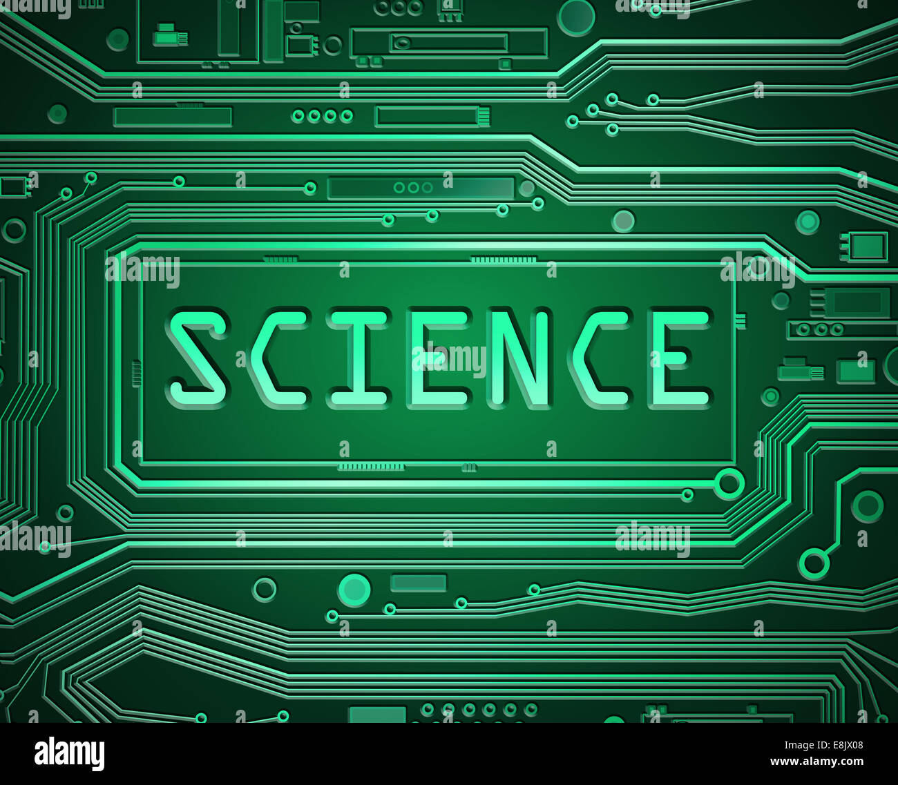 Concept de la science. Banque D'Images