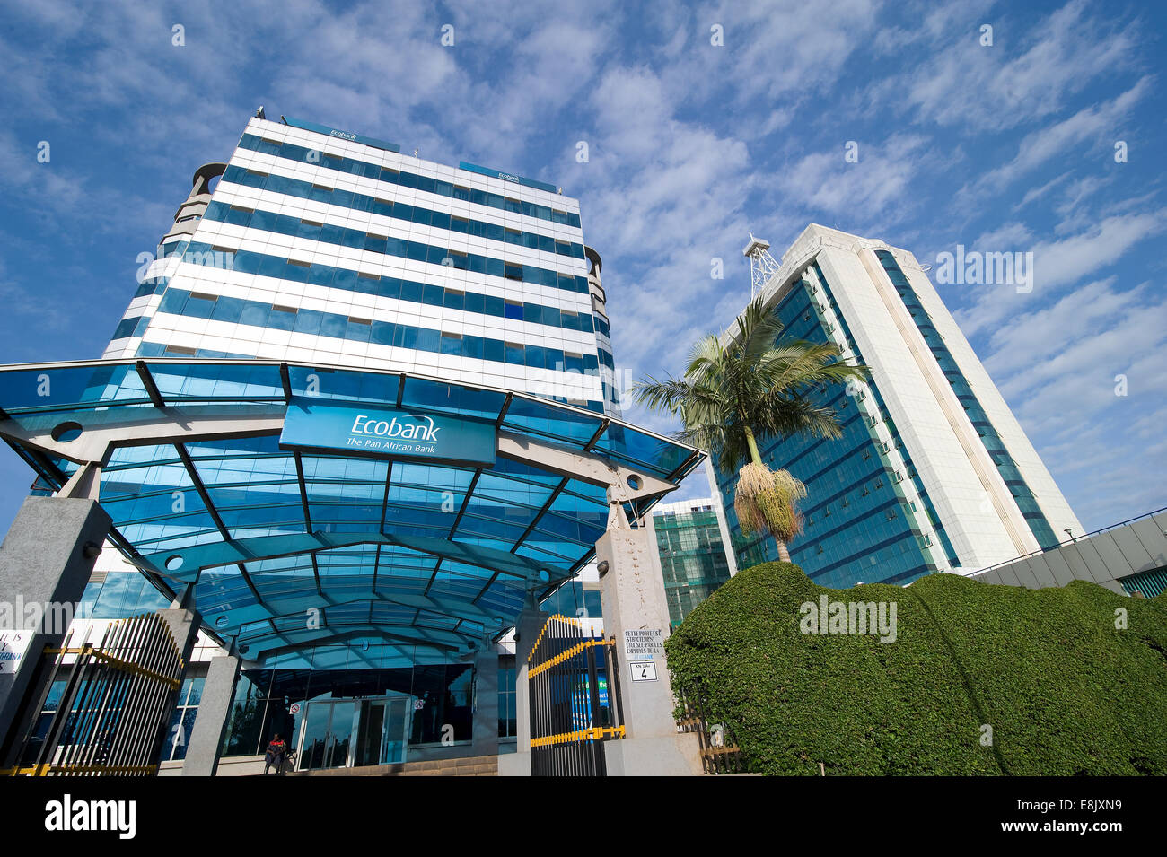 RWANDA, Kigali, capitale du Rwanda : a certains vraiment moderne parties existant à côté de zones rurales. Banque D'Images