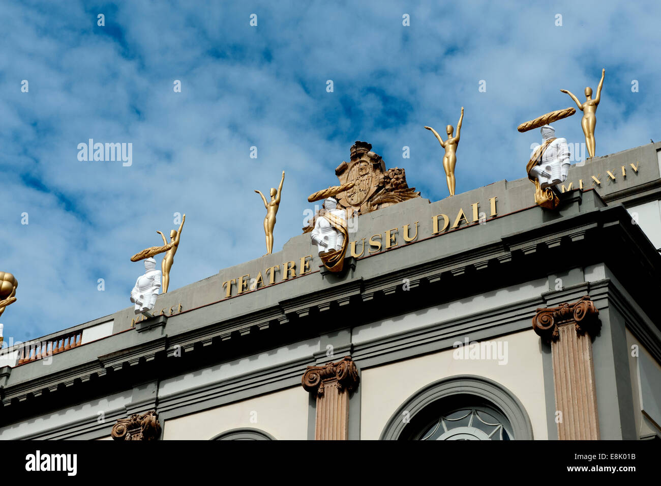 L'Espagne. Salvador Dali Theatre et musée de Figueres, en Catalogne, Espagne. Sept 2014 l'intérieur et l'extérieur de ce merveilleux musée Banque D'Images