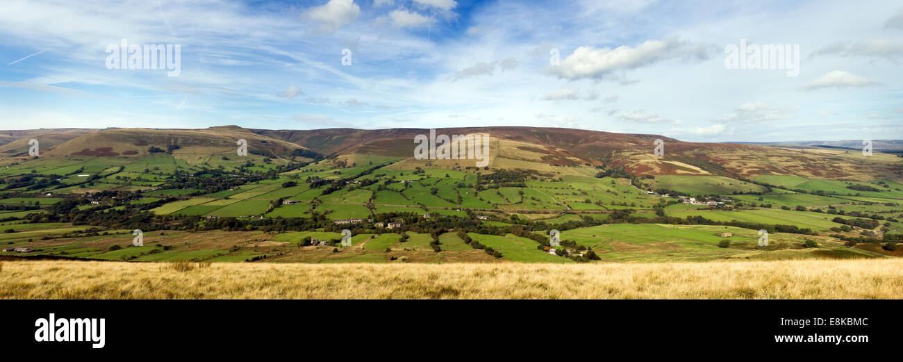 Avis de Mam Tor Derbyshire à l'égard du Scoutisme kinder Banque D'Images