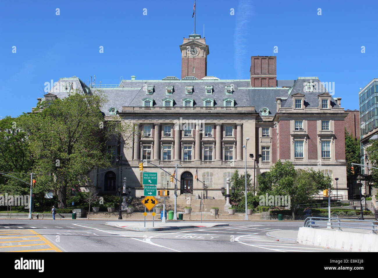 Mairie, St George, Staten Island, New York. Conçu par Carrere & Hastings, construit 1904-1906. Banque D'Images