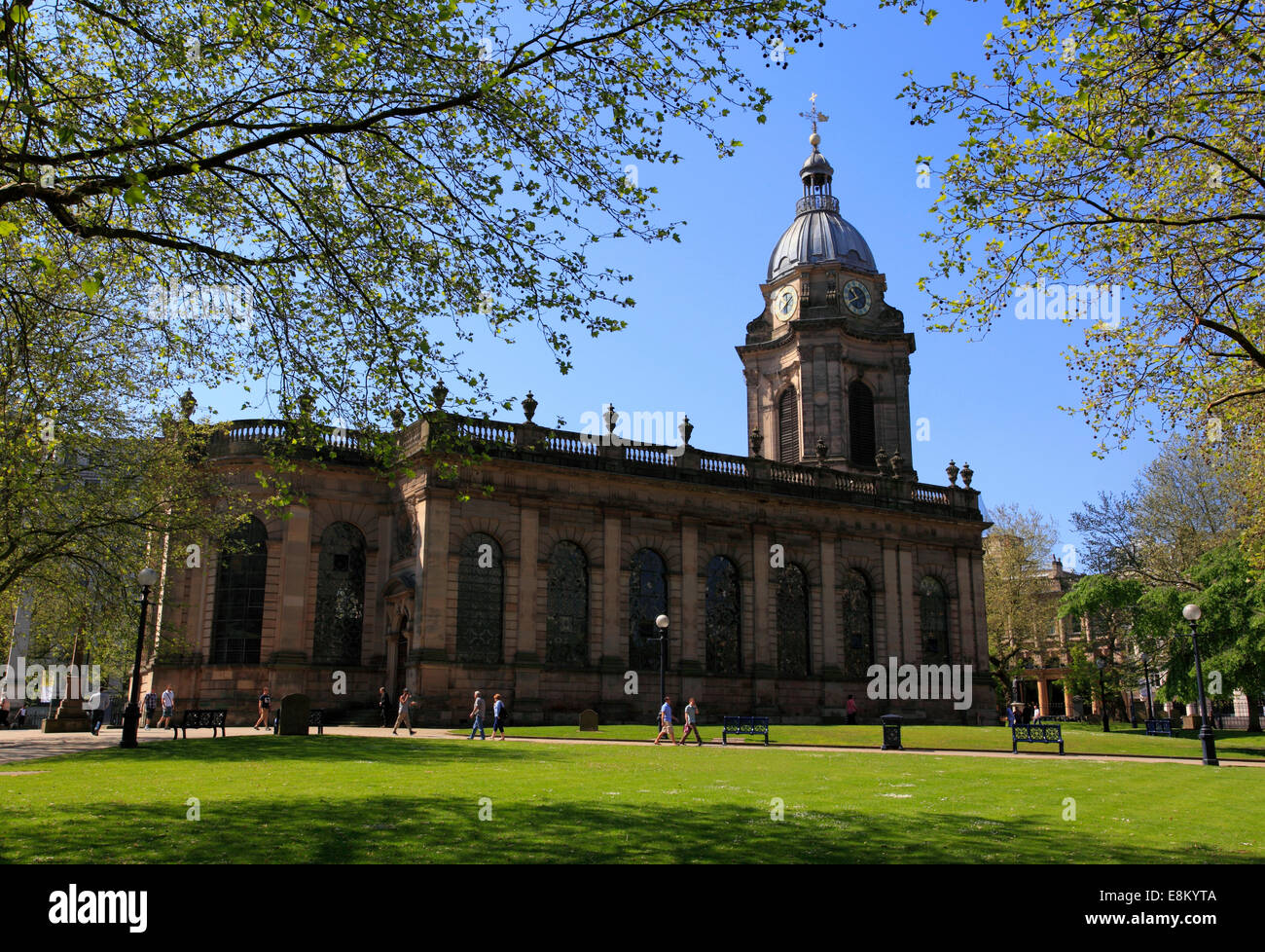 La cathédrale St.Philip, Birmingham, Midlands, Angleterre, Europe Banque D'Images