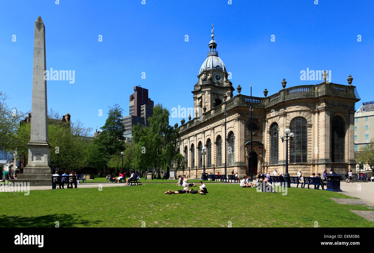 Cathédrale St Philip's, Birmingham, Midlands, Angleterre, Europe Banque D'Images