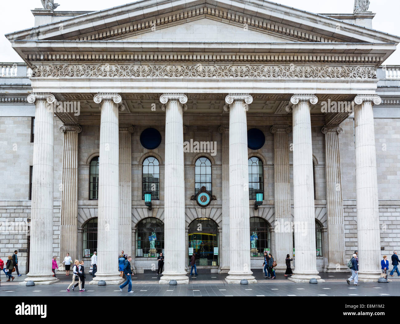 General Post Office sur O'Connell Street, siège républicain à Pâques 1916,  soulèvement de Dublin, République d'Irlande Photo Stock - Alamy