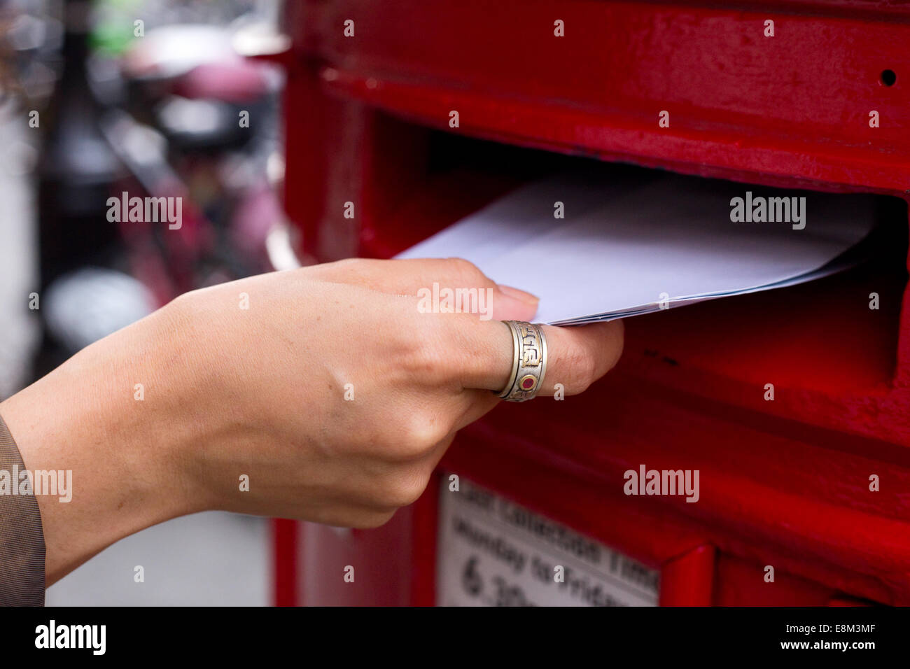 affichage des lettres Banque D'Images