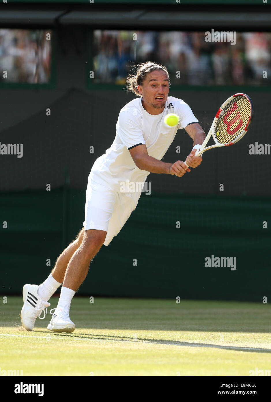 Alexandr Dolgopolov (UKR),de Wimbledon 2014,Londres,Angleterre. Banque D'Images