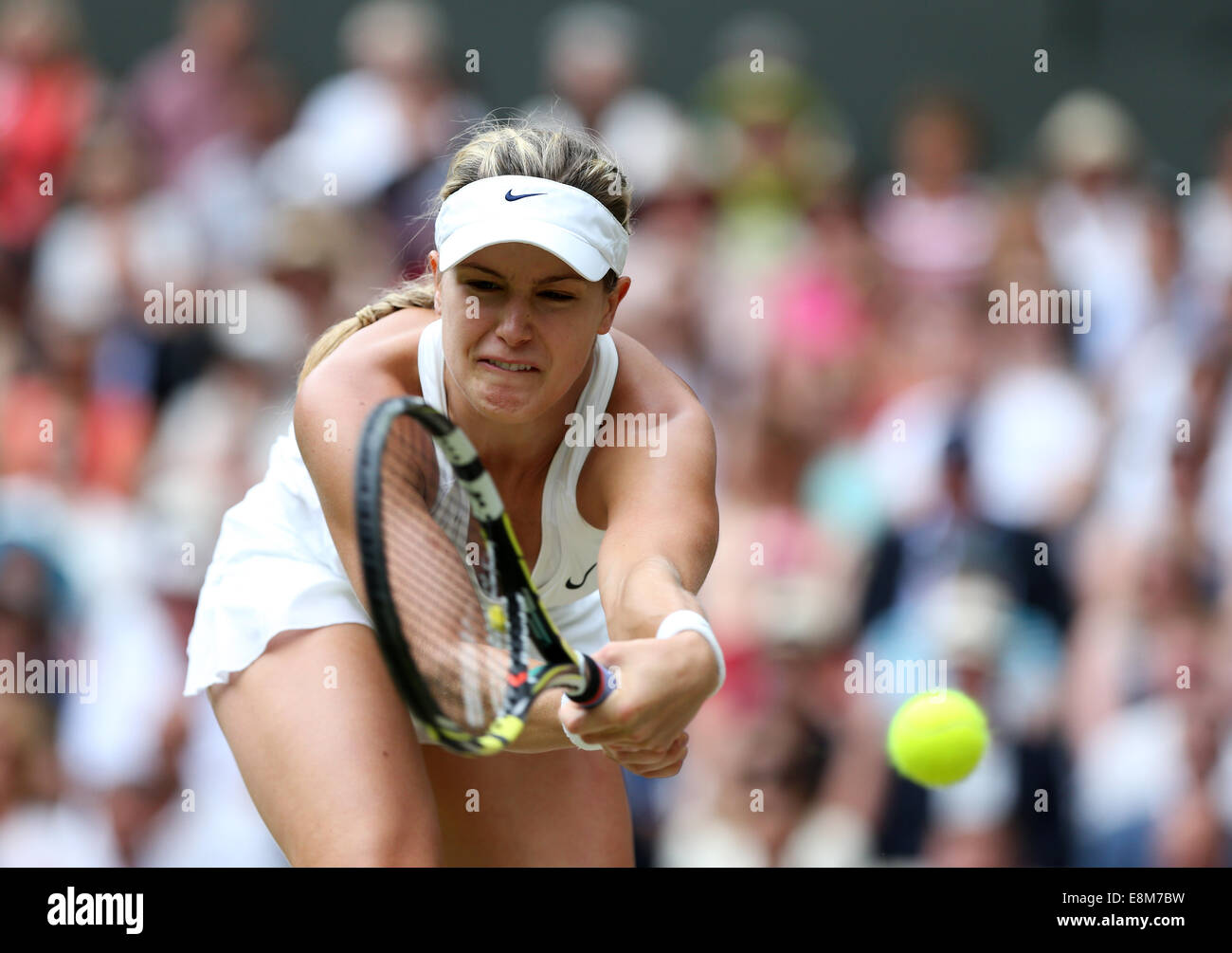 Eugénie Bouchard (CAN), de Wimbledon 2014,Londres,Angleterre. Banque D'Images