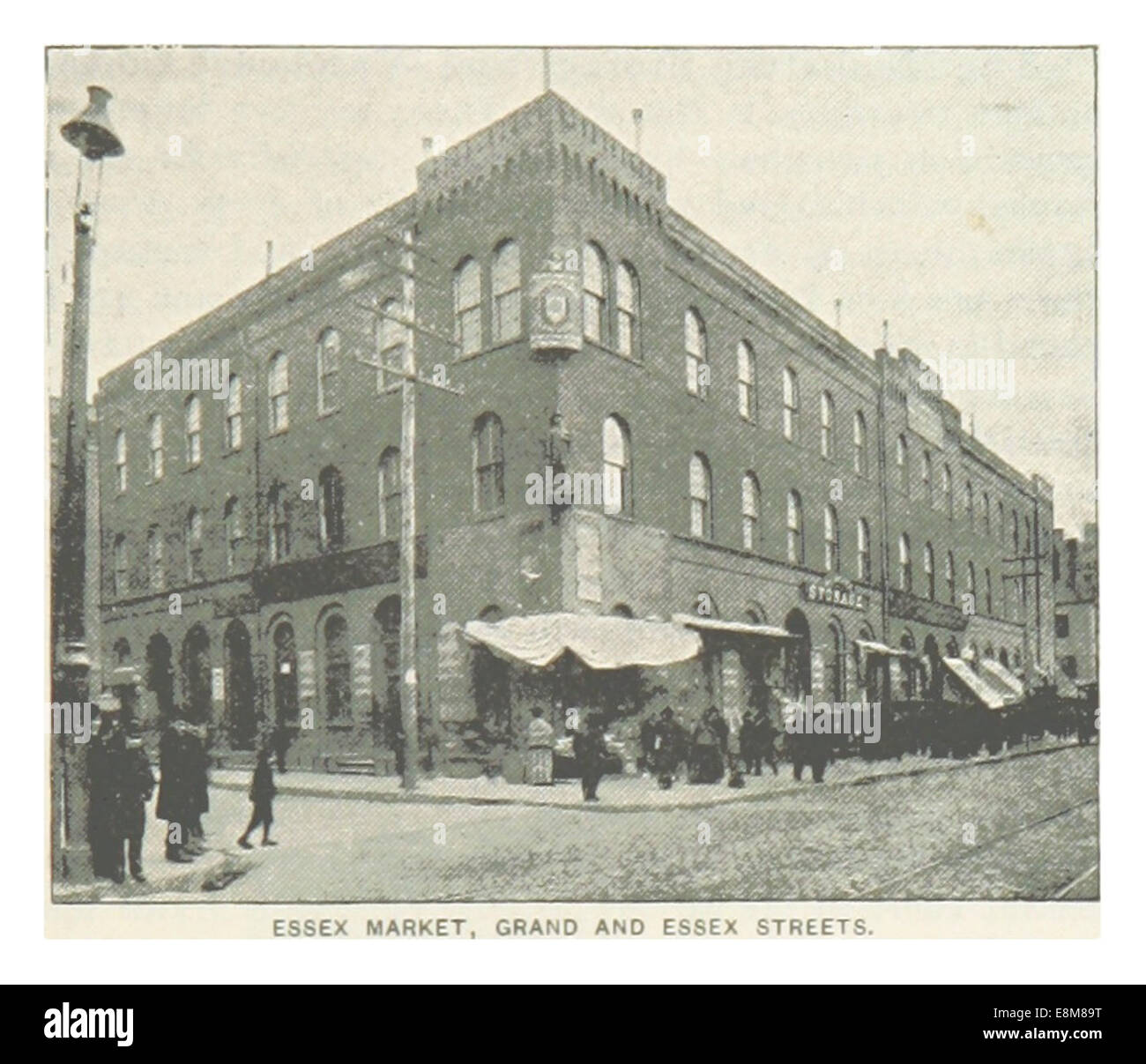 (King1893NYC) pg815, grand marché d'ESSEX ESSEX ET RUES Banque D'Images