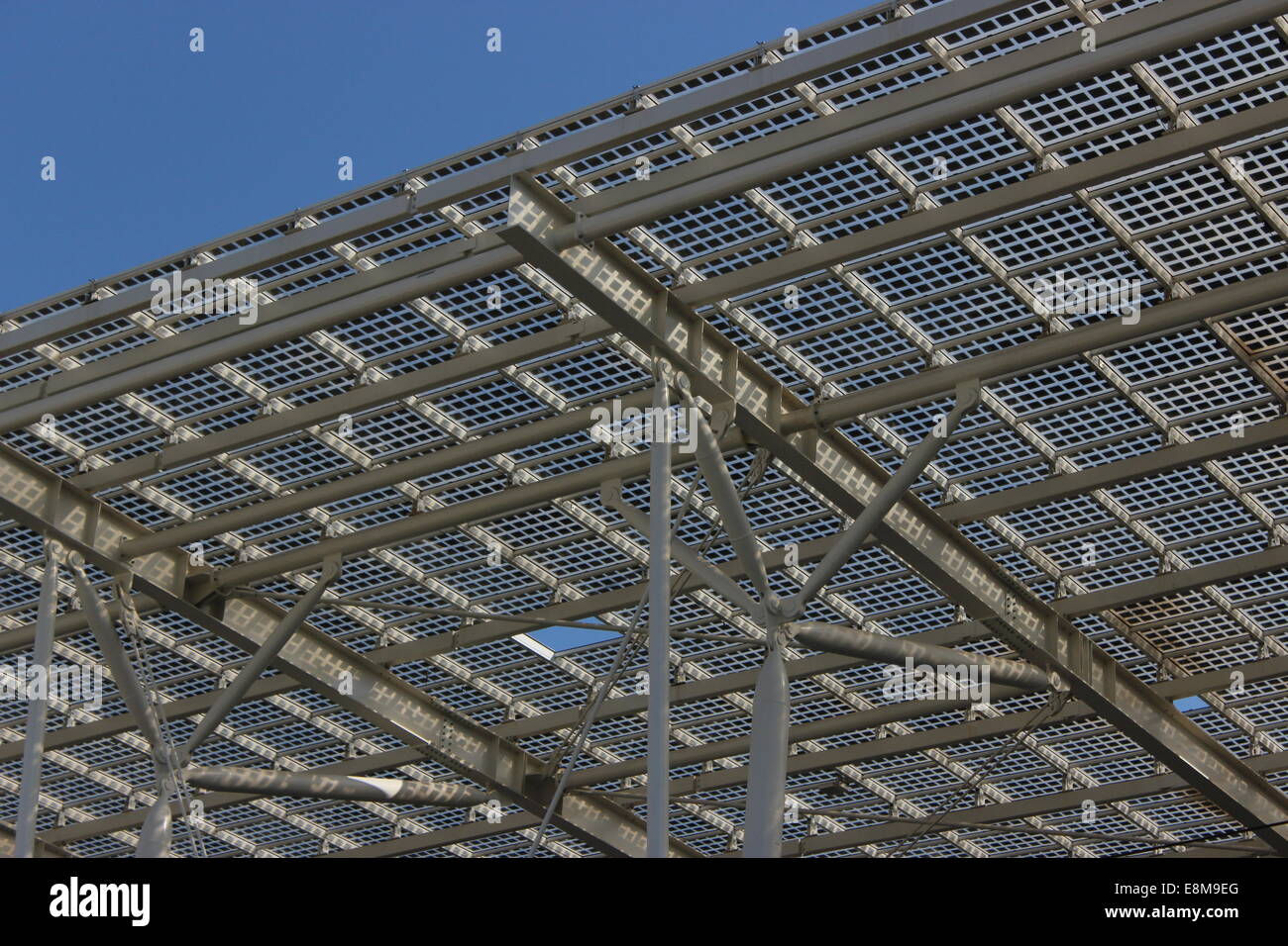 Toit en métal Banque D'Images