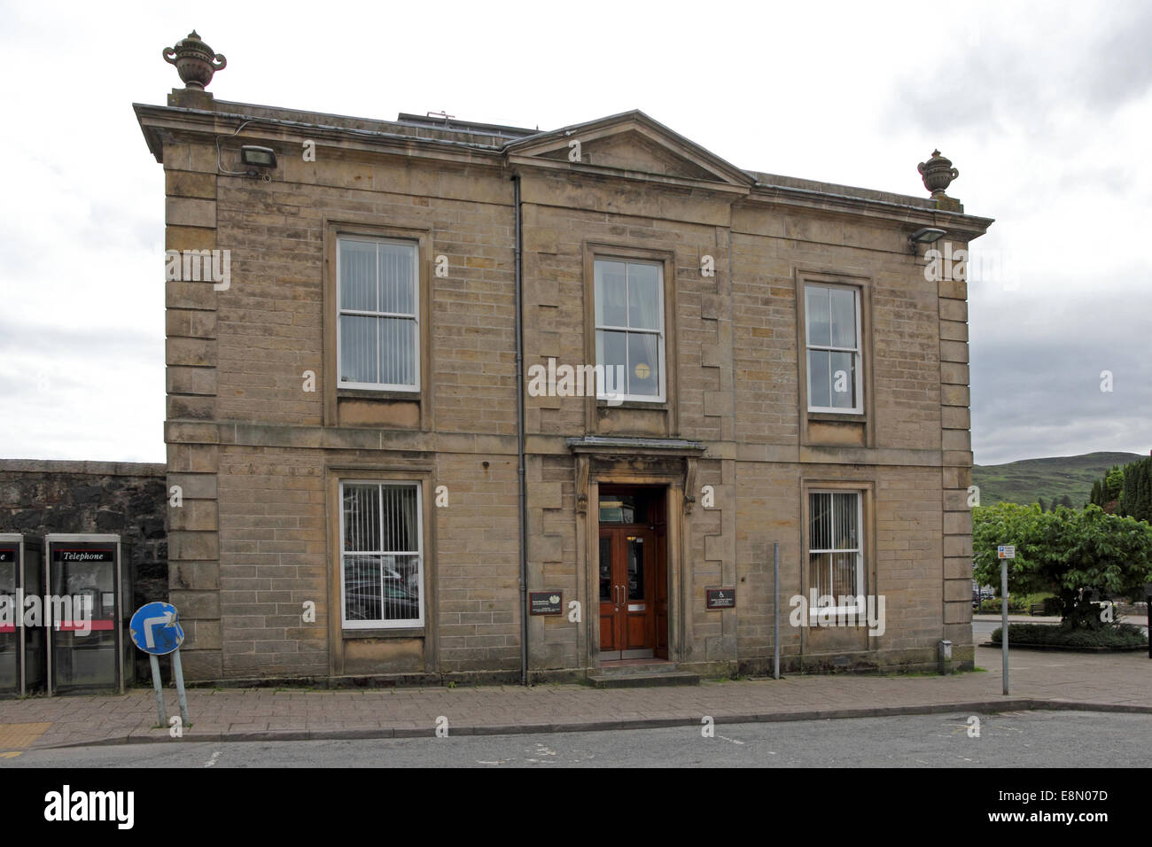 L'édifice de la Sheriff Portree, Isle of Skye Banque D'Images